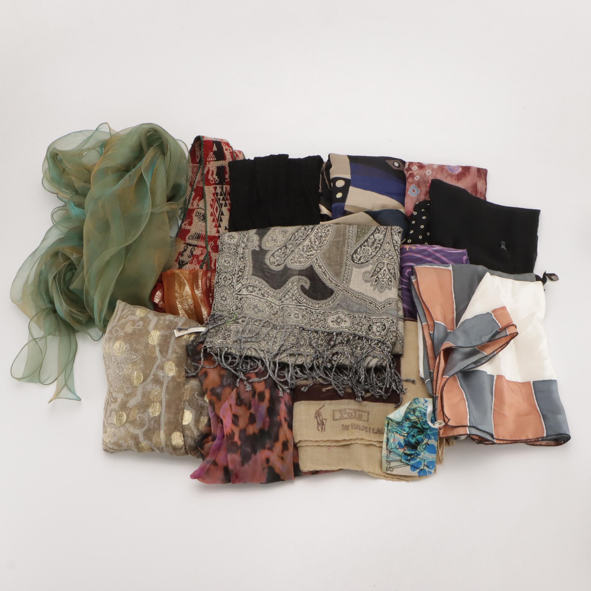 Assorted Scarves & Wraps Featuring Polo by Ralph Lauren, Barney's New York, More