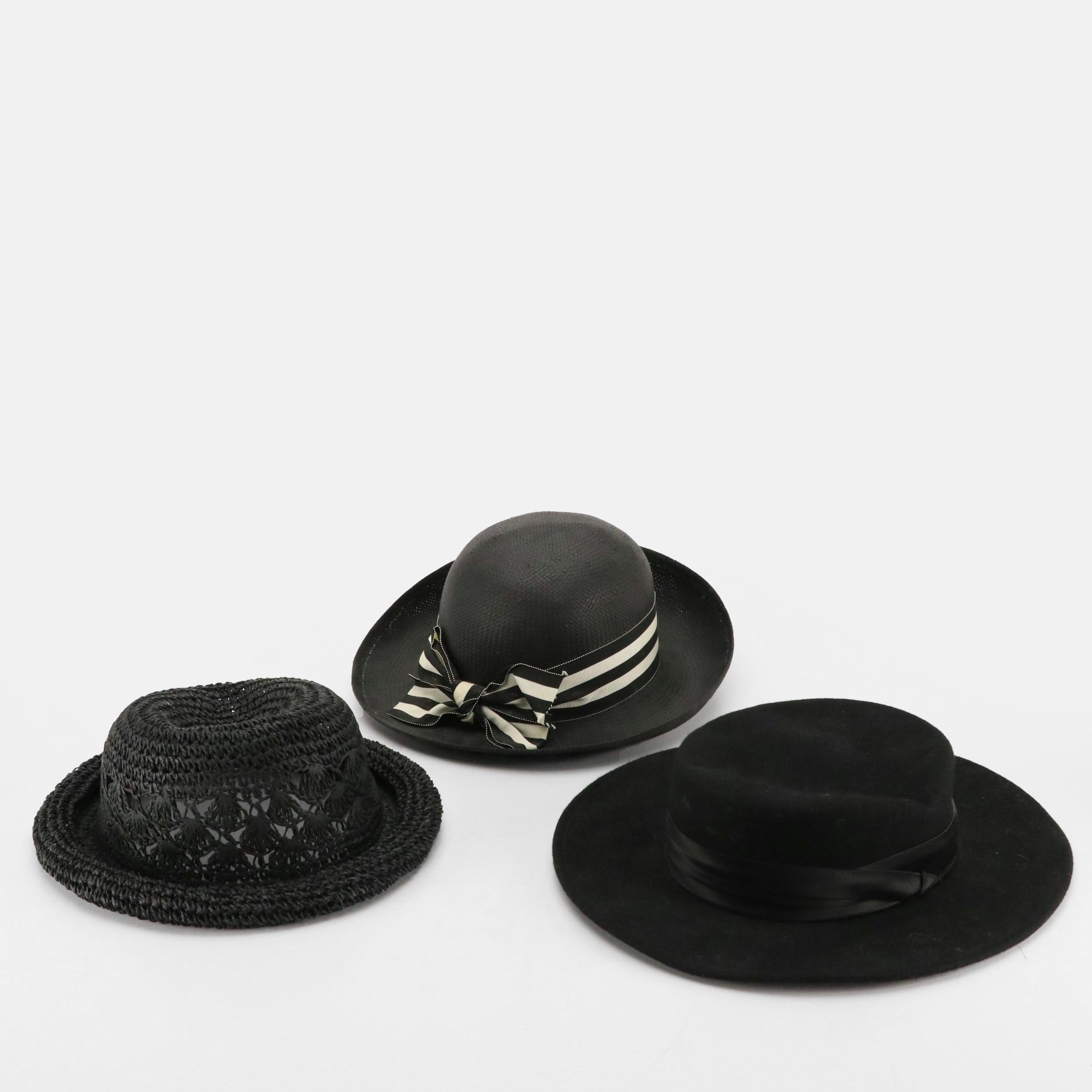 Andalusian Style Hat, Importina Straw Hat, Other Rolled Brim Hat with Hat Box