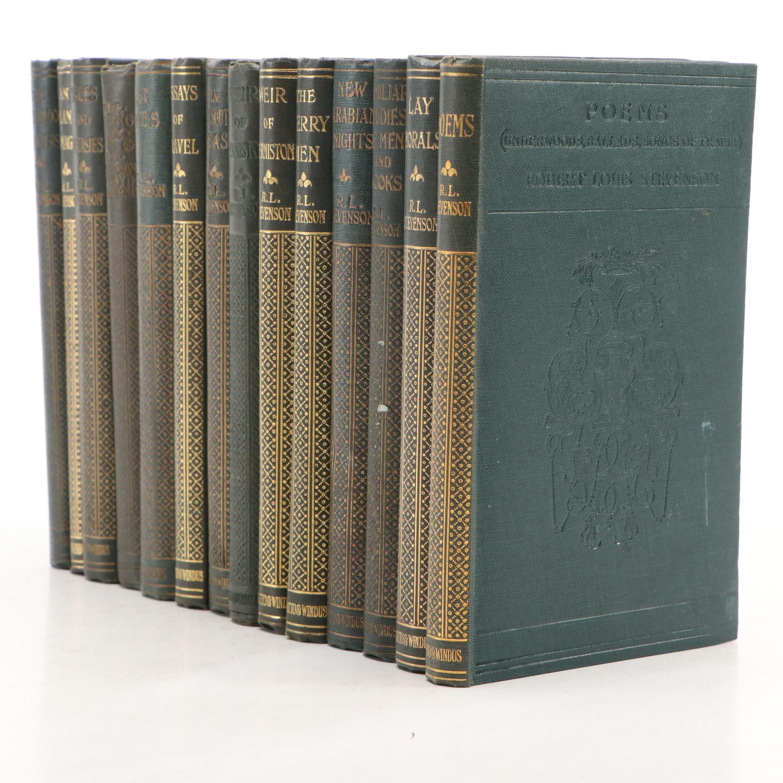 Fine-Paper Edition "The Works of Robert Louis Stevenson" Fourteen-Volume Set