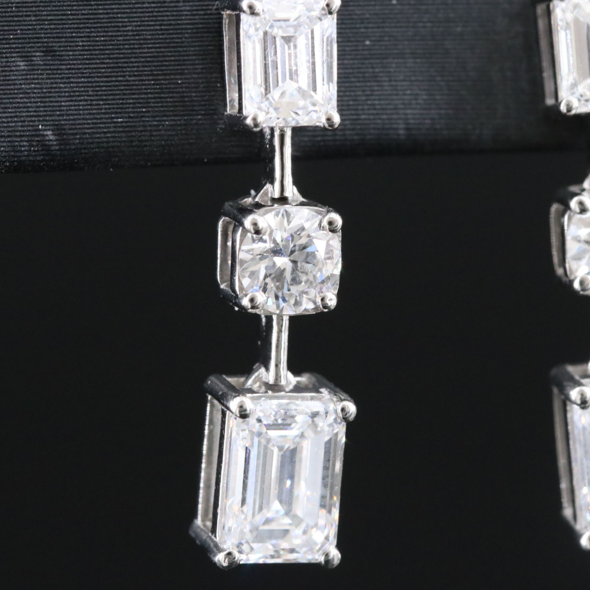 Platinum 2.78 CTW Lab Grown Diamond Earrings