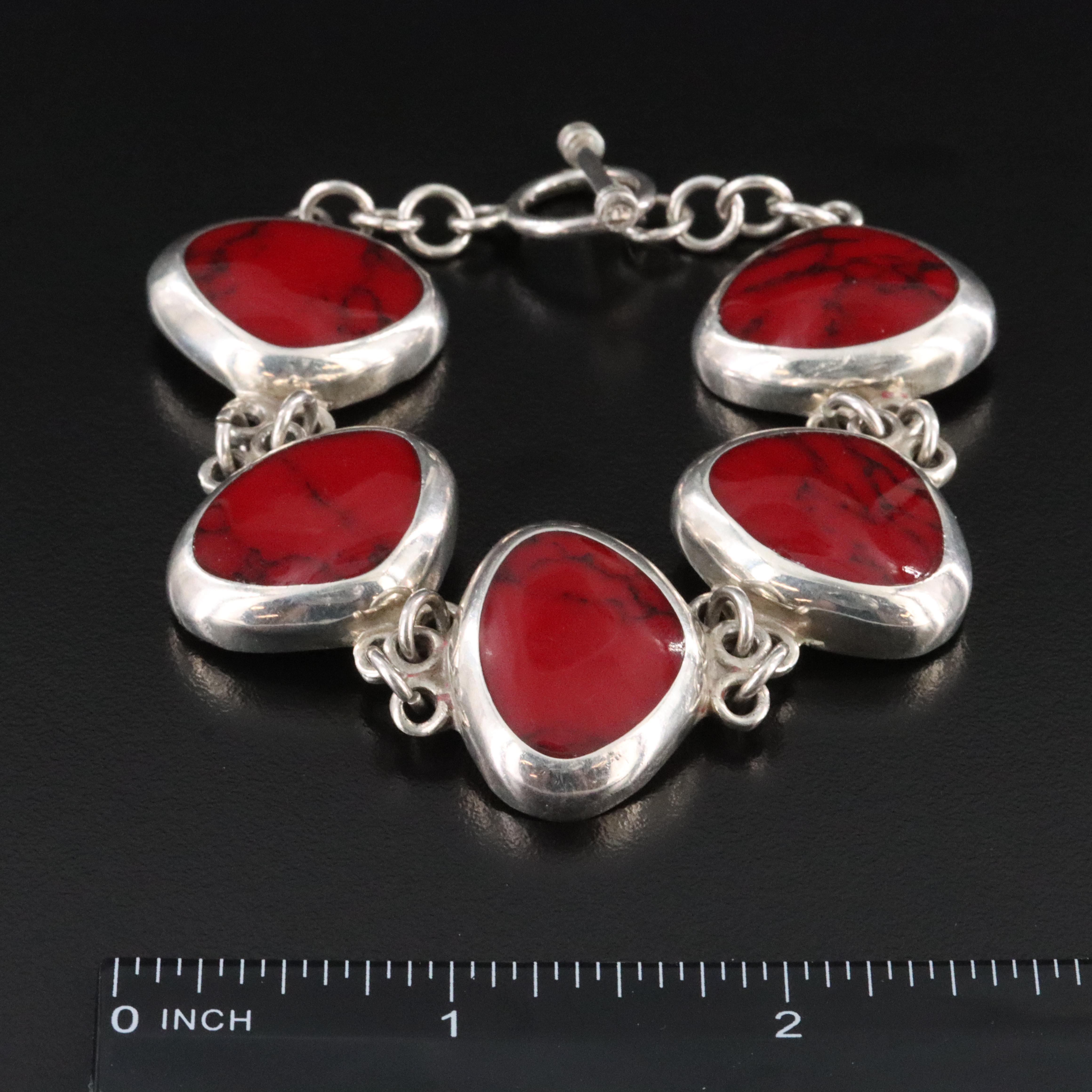 Sterling Enamel Bracelet