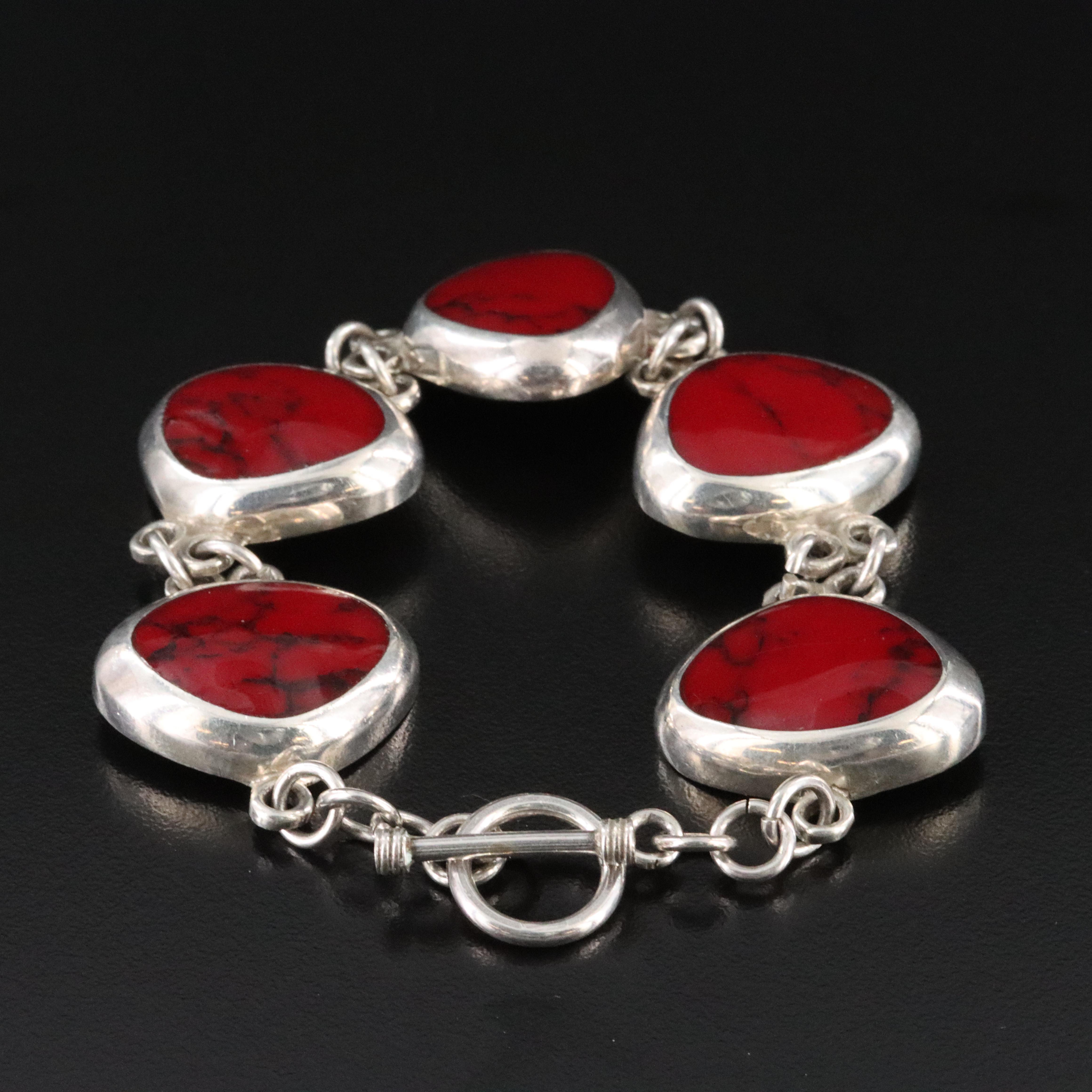 Sterling Enamel Bracelet