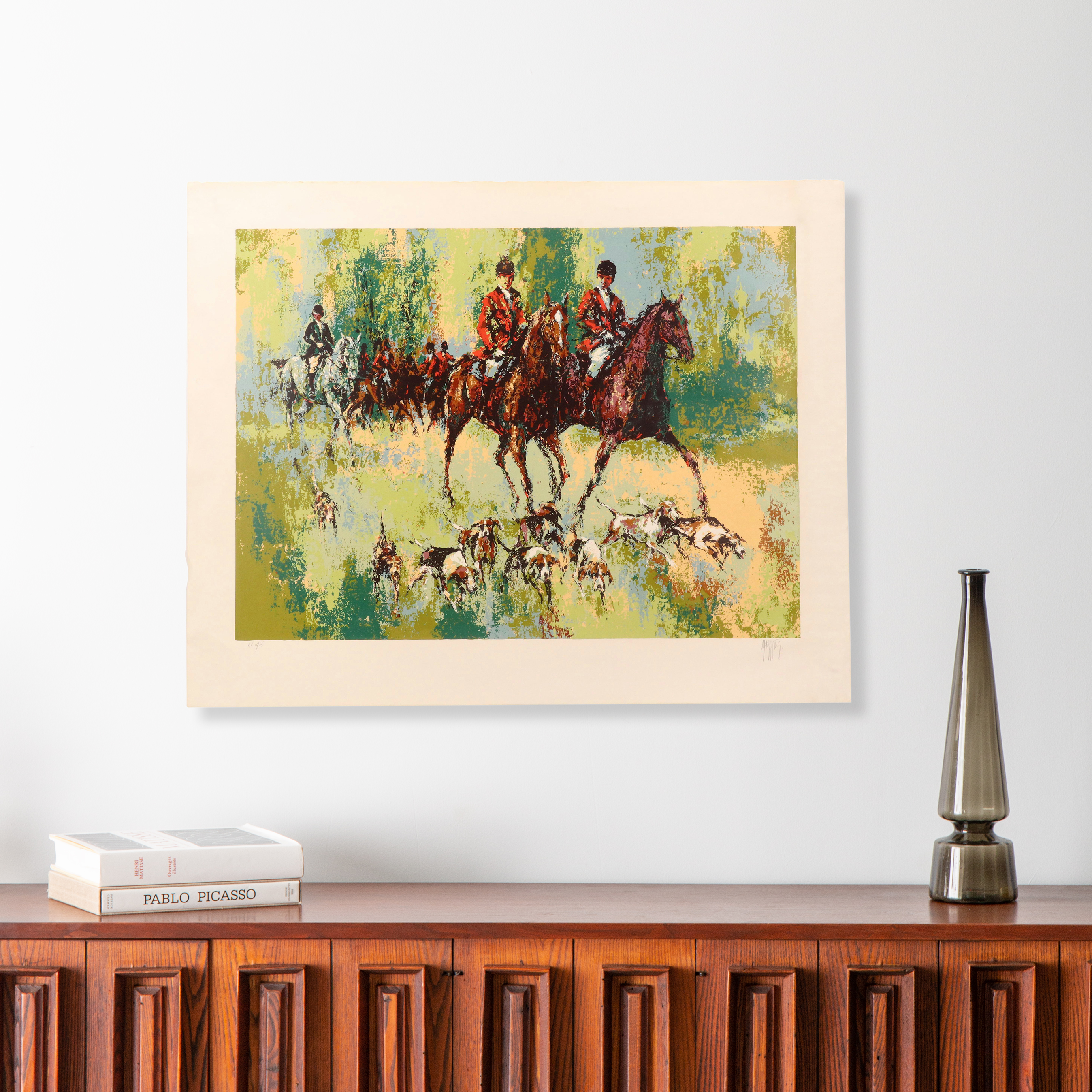 Mark King Serigraph "Fox Hunt"