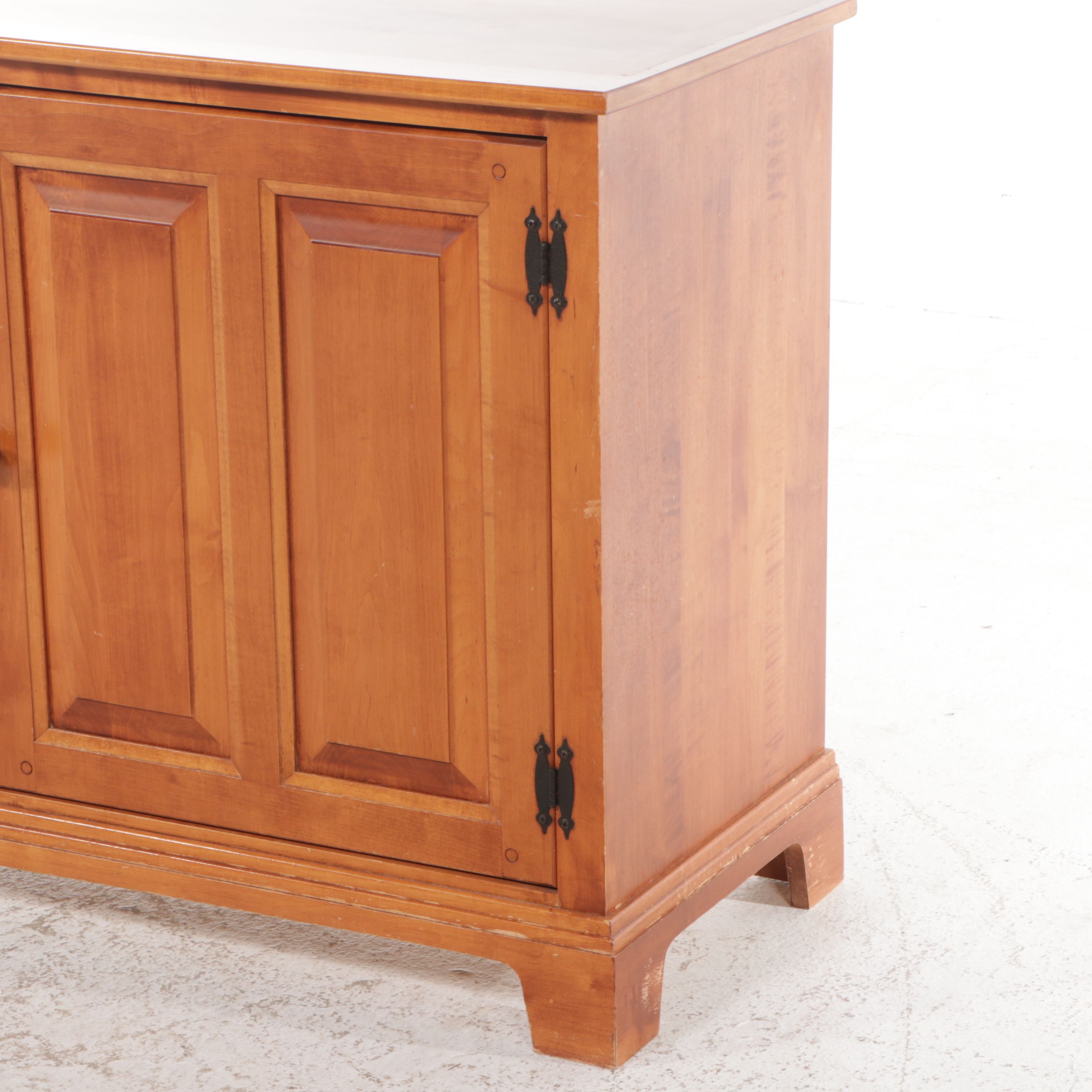 Arts & Crafts Style Crawford Furniture Maple China Cabinet