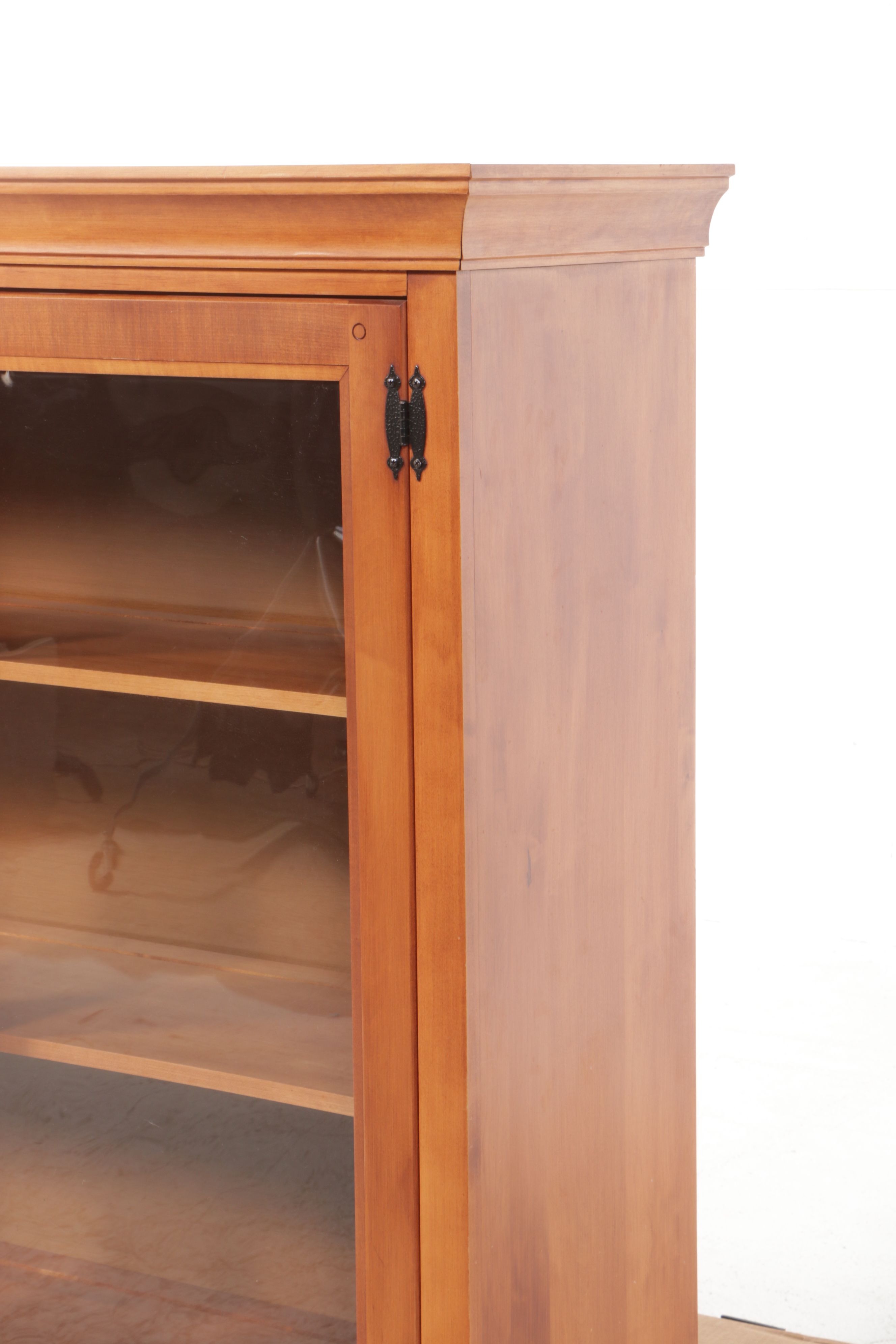 Arts & Crafts Style Crawford Furniture Maple China Cabinet