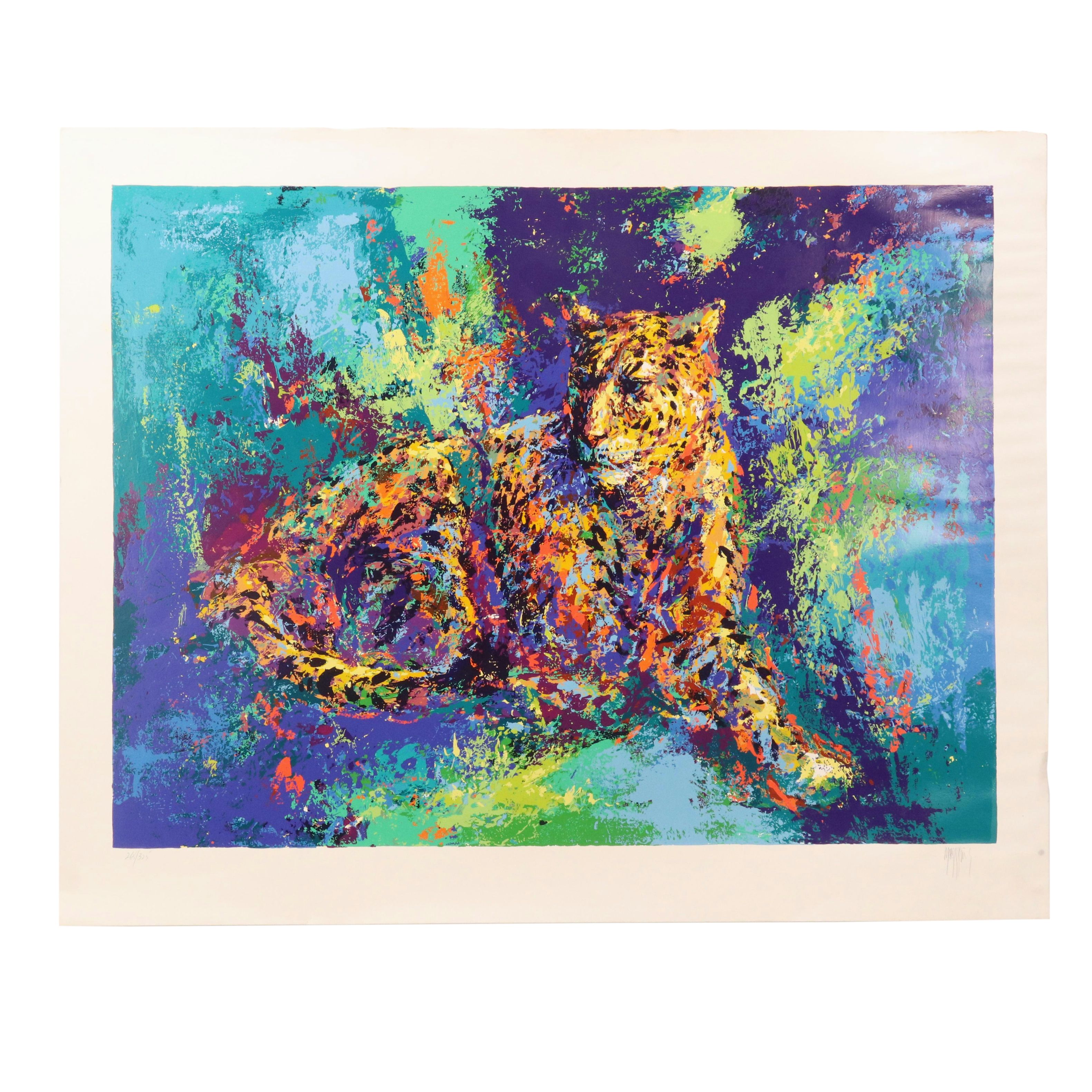 Mark King Serigraph "Leopard's Pride"