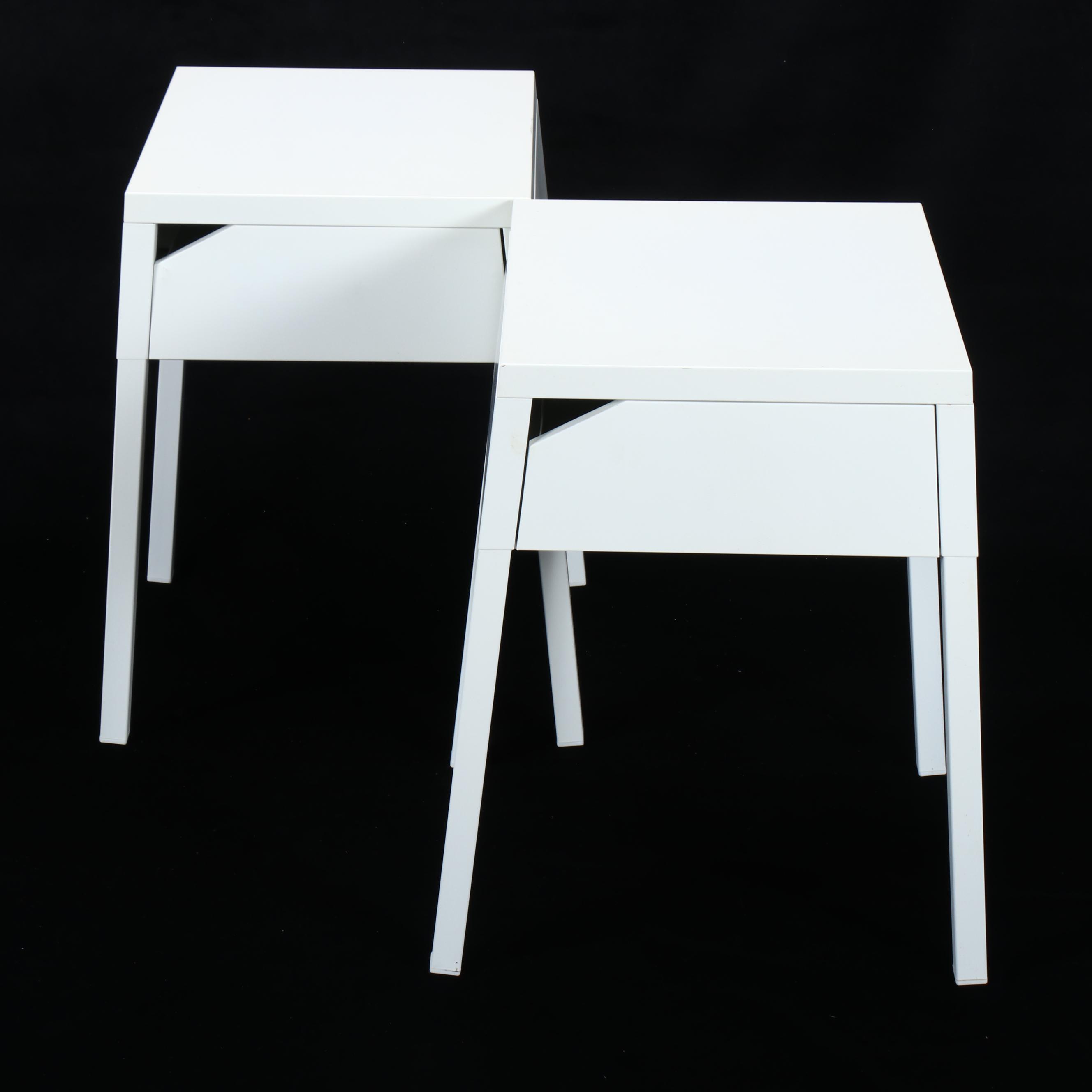 Pair of Contemporary Wooden Bedside Tables