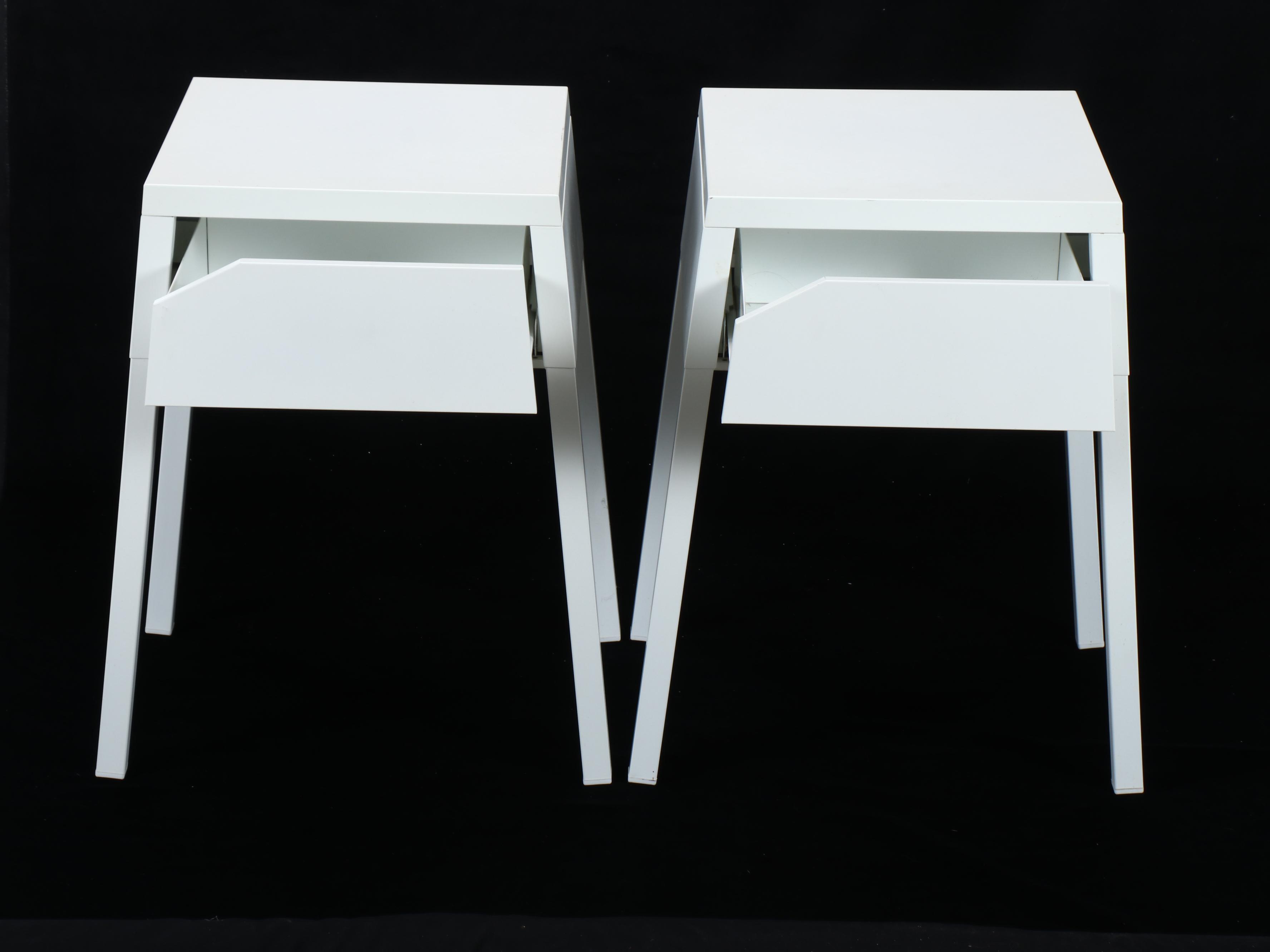Pair of Contemporary Wooden Bedside Tables