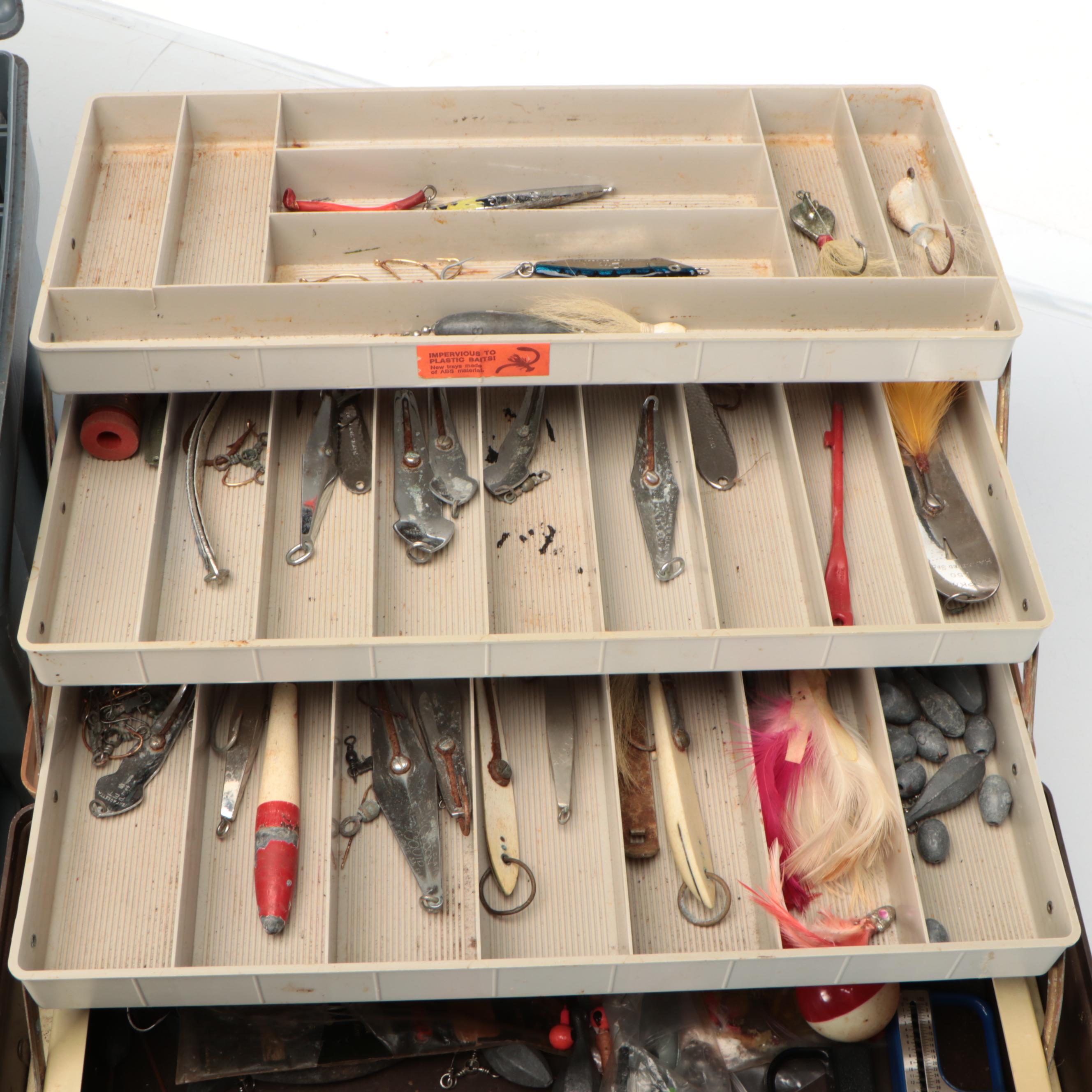 Fishing Tackle Supplies with Tackle Box