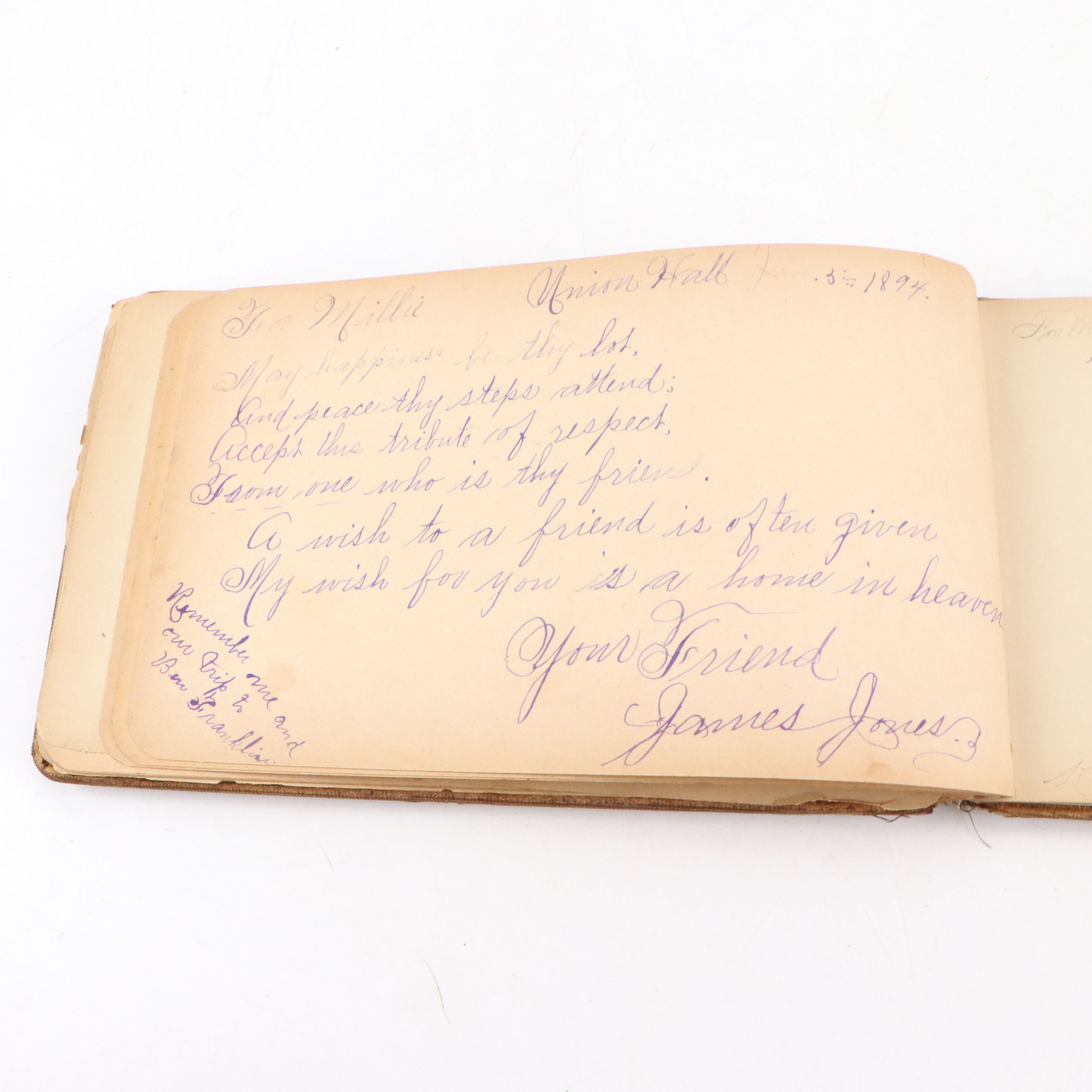 Victorian Autograph Books with Notebooks and More, Late 19th/Early 20th Century