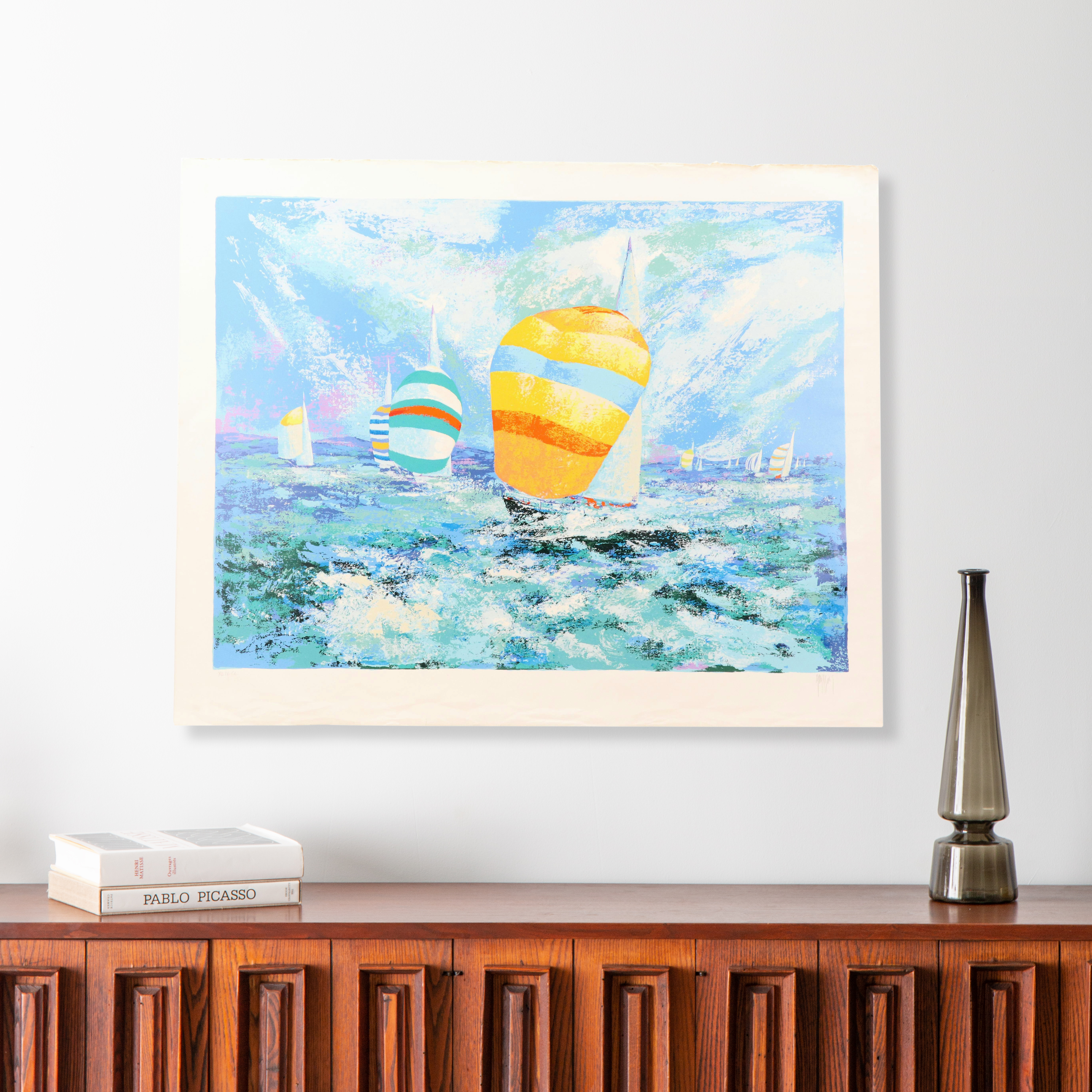 Mark King Serigraph "Spinnakers"