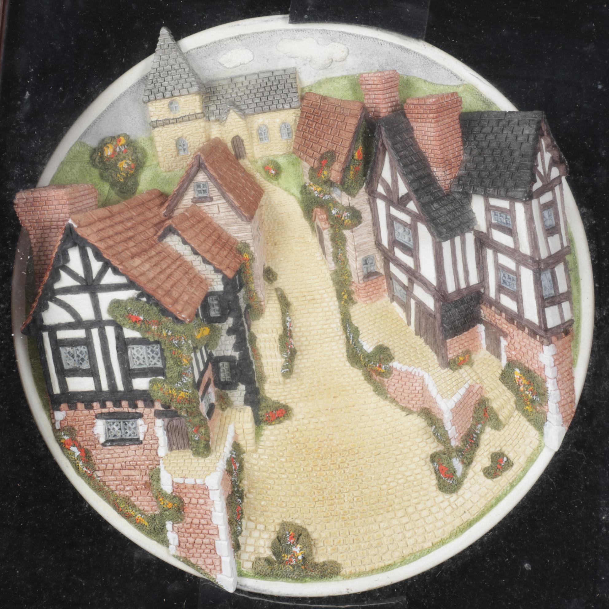 Framed "The Plucked Ducks" and Other David Winters Cottages