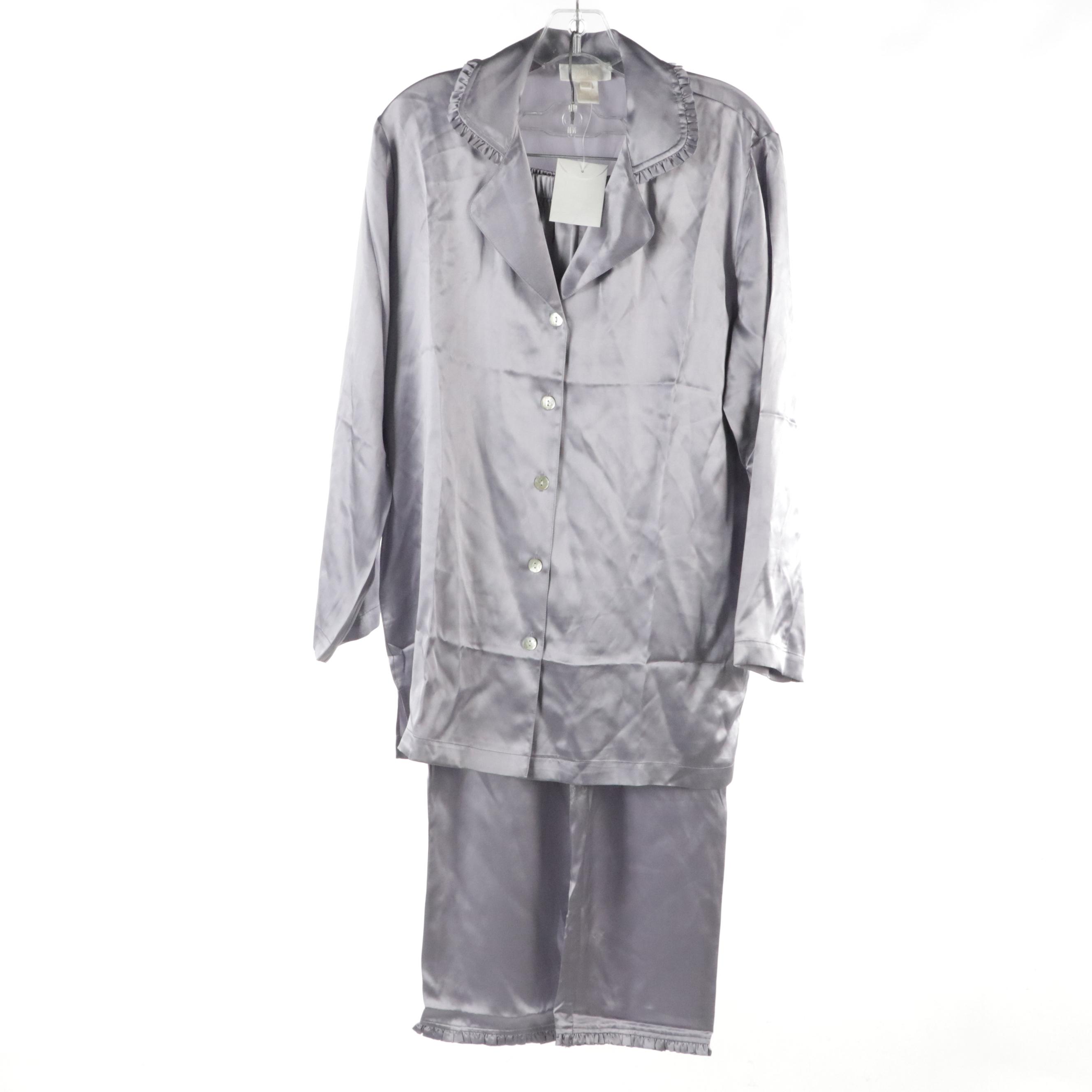 Diva by Rachel Pappo Leopard Silk Nightgown, Soft Surroundings Pajama Set, More