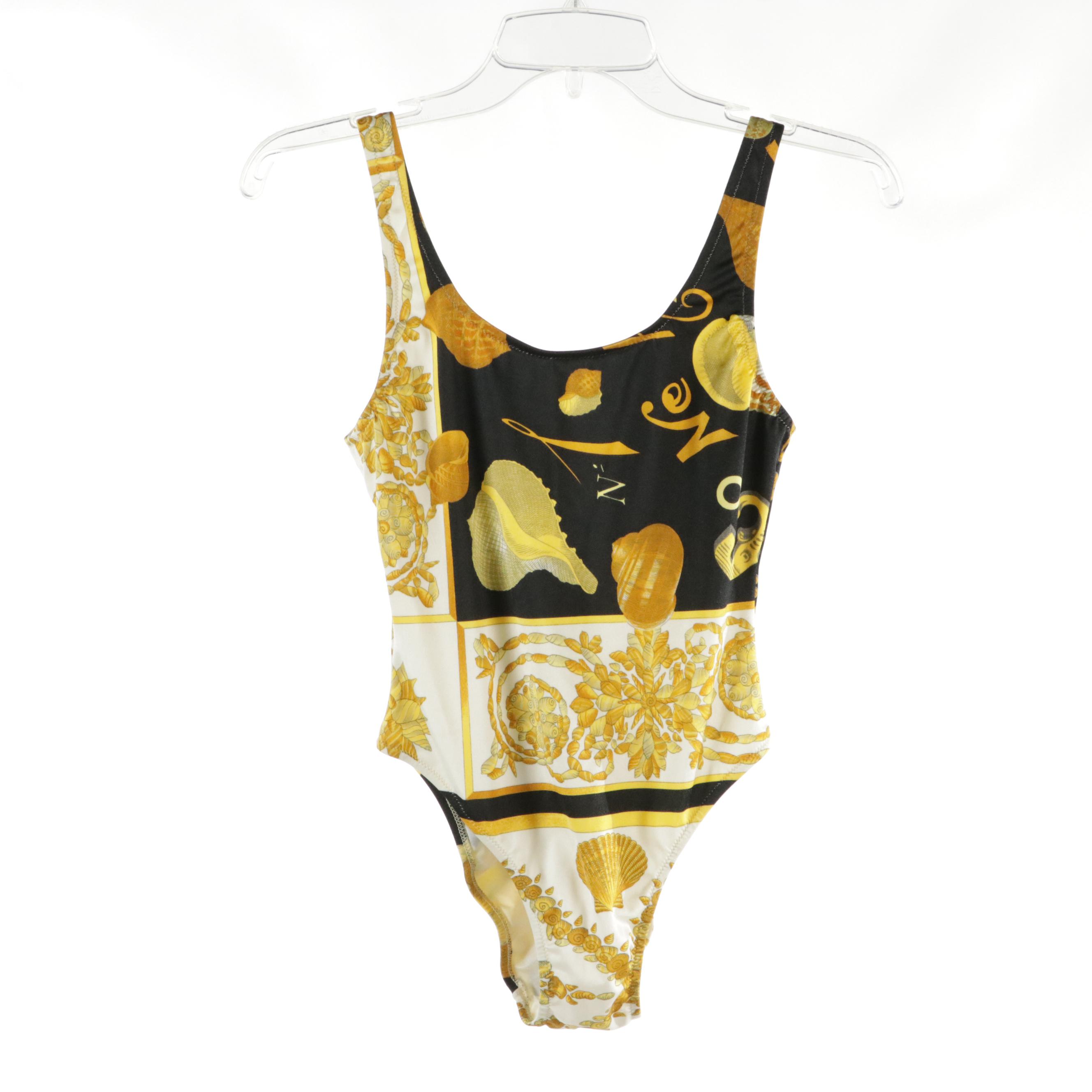 Versace, Lauren Ralph Lauren, and Gottex One-Piece Swimsuits
