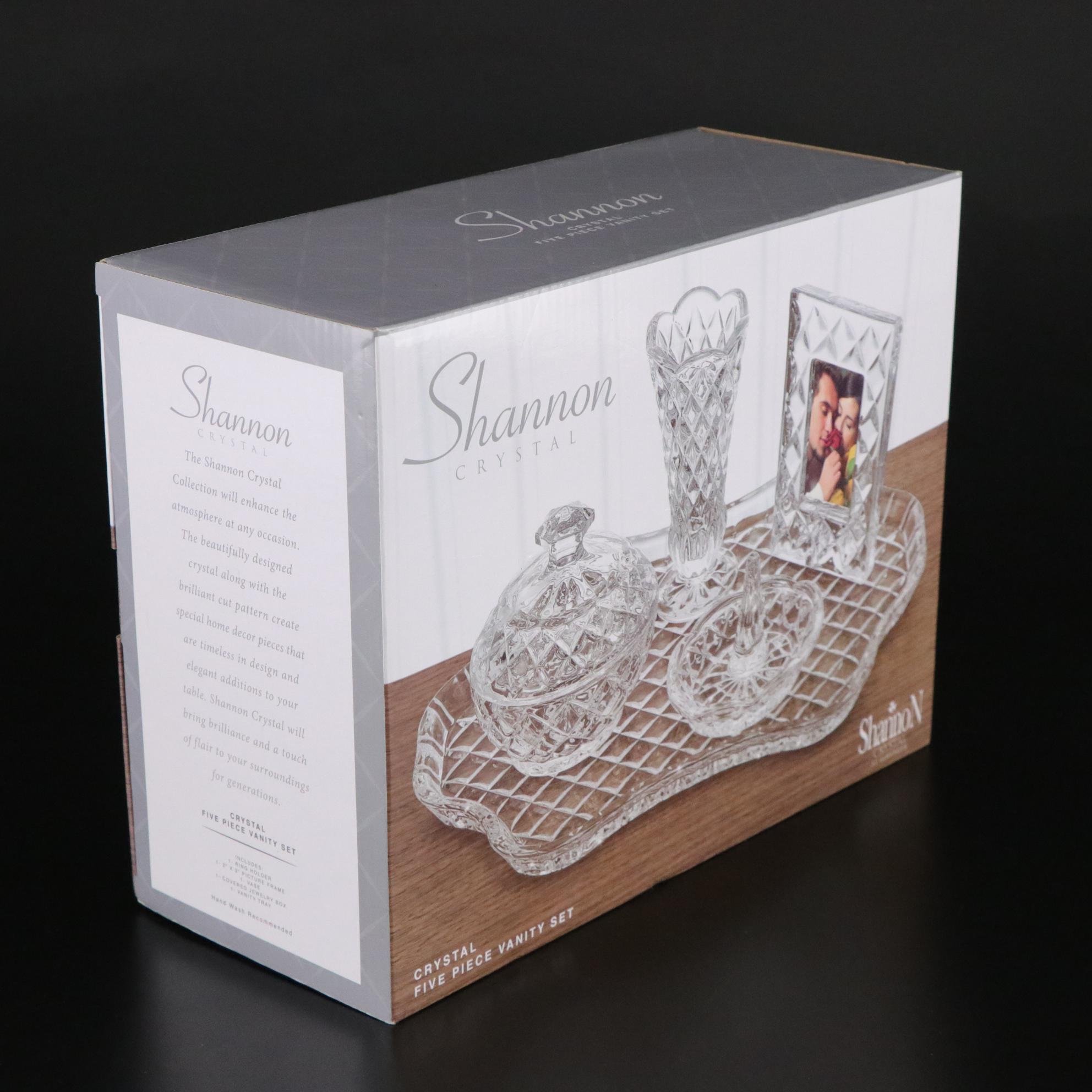 American Brilliant Style Crystal Ash Tray, Vanity Set & More