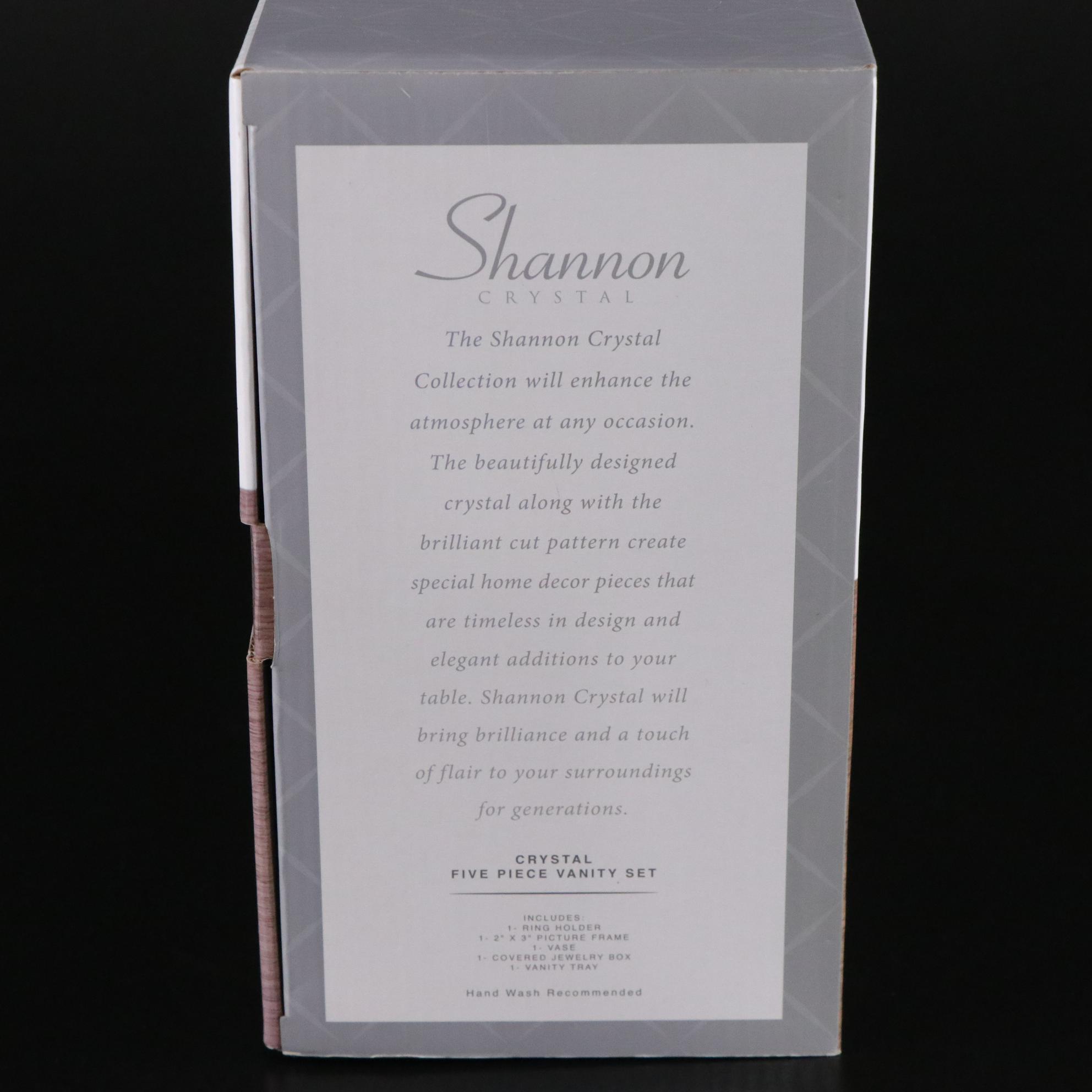 American Brilliant Style Crystal Ash Tray, Vanity Set & More