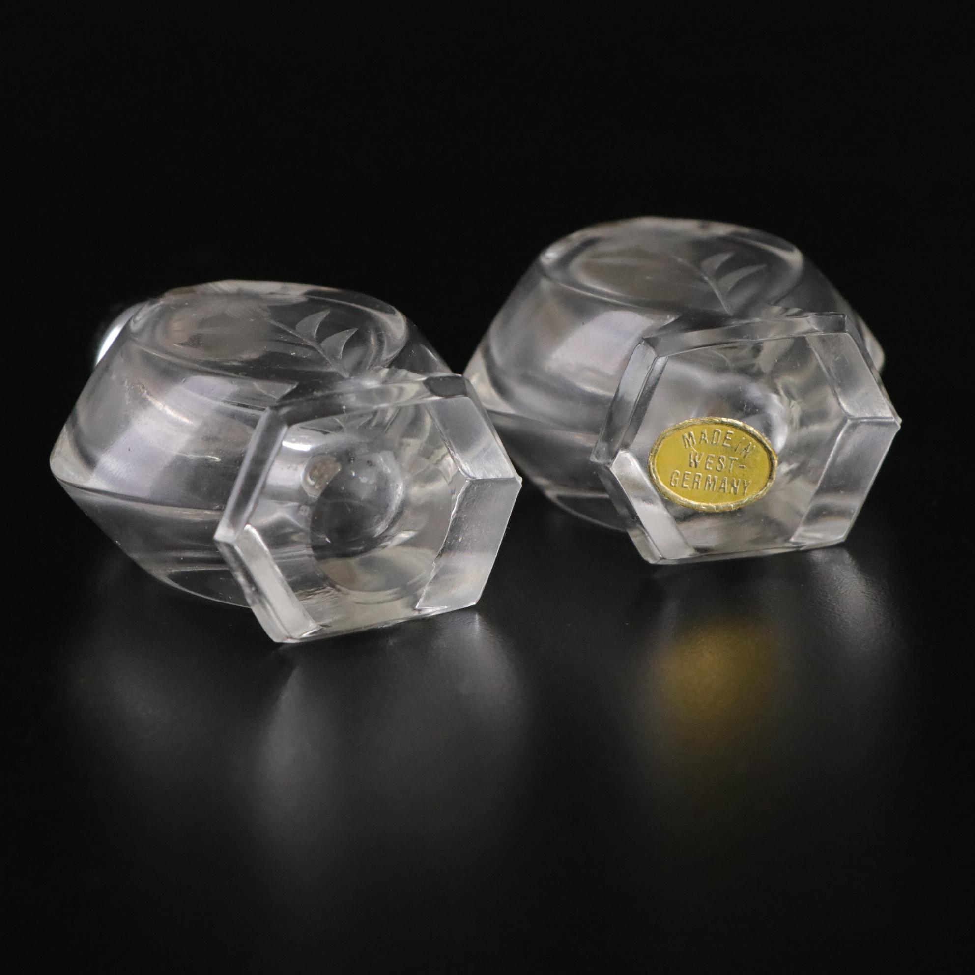 American Brilliant Style Crystal Ash Tray, Vanity Set & More