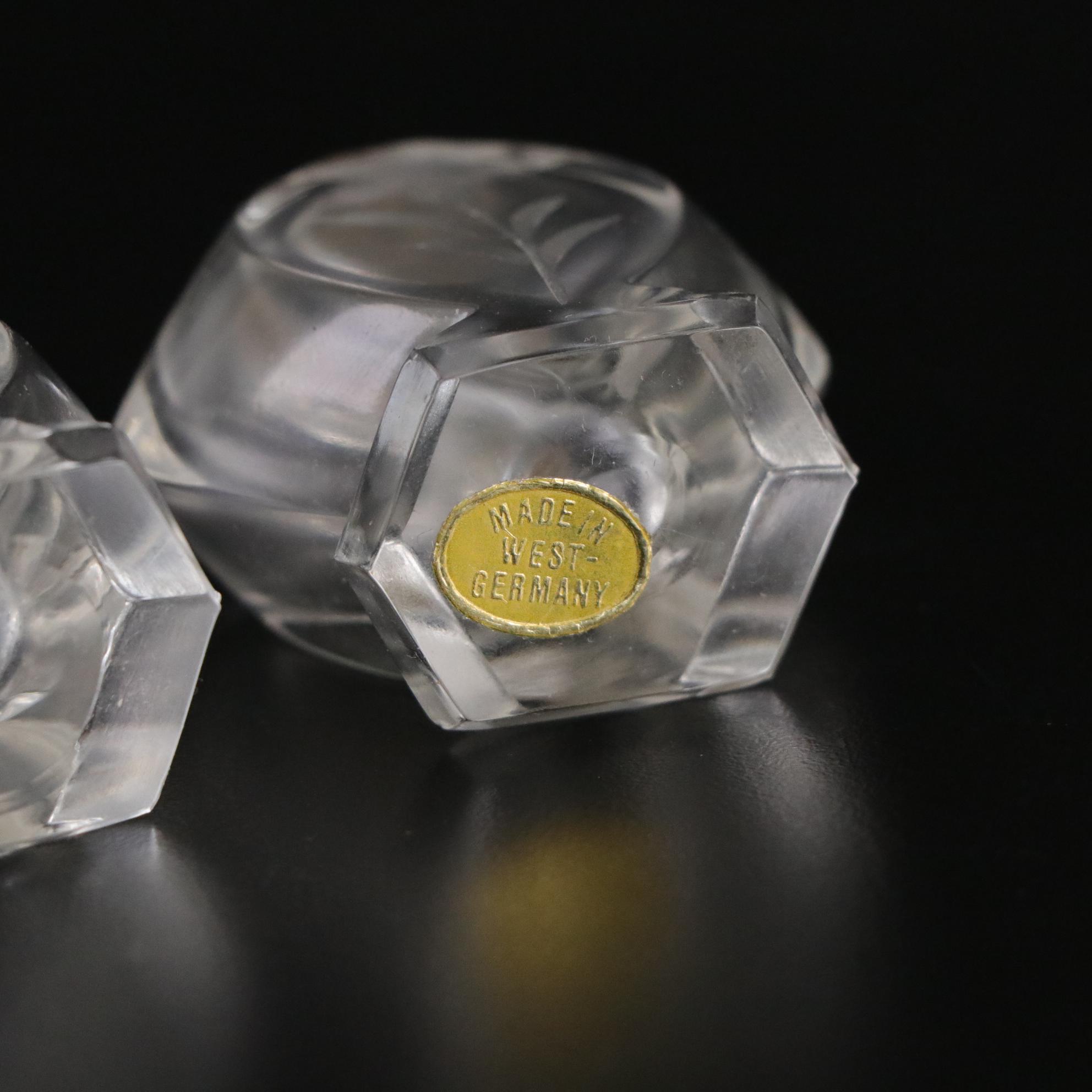 American Brilliant Style Crystal Ash Tray, Vanity Set & More