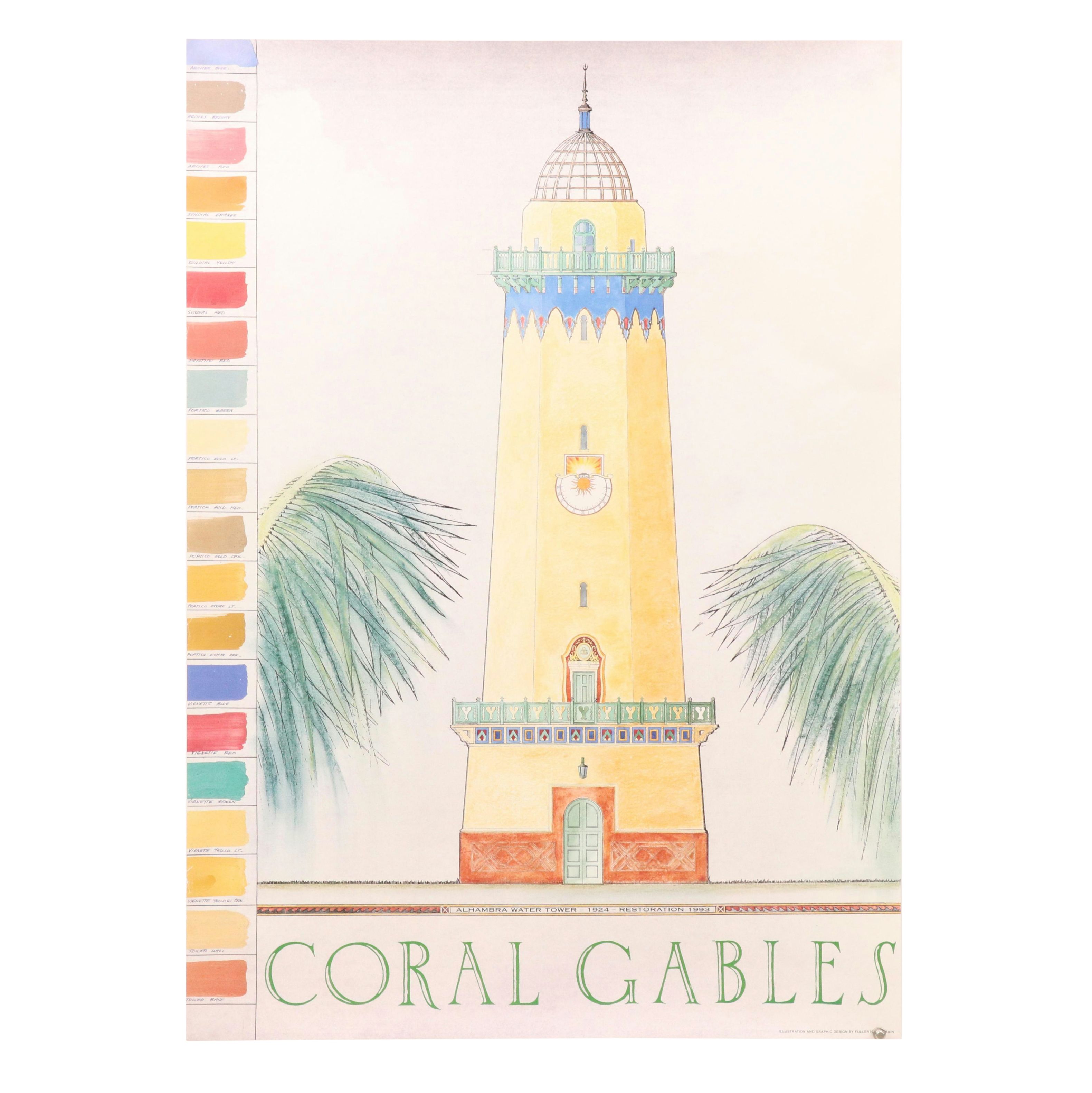 After H. Calzada Miami Film Festival and Offset Lithograph Other Poster