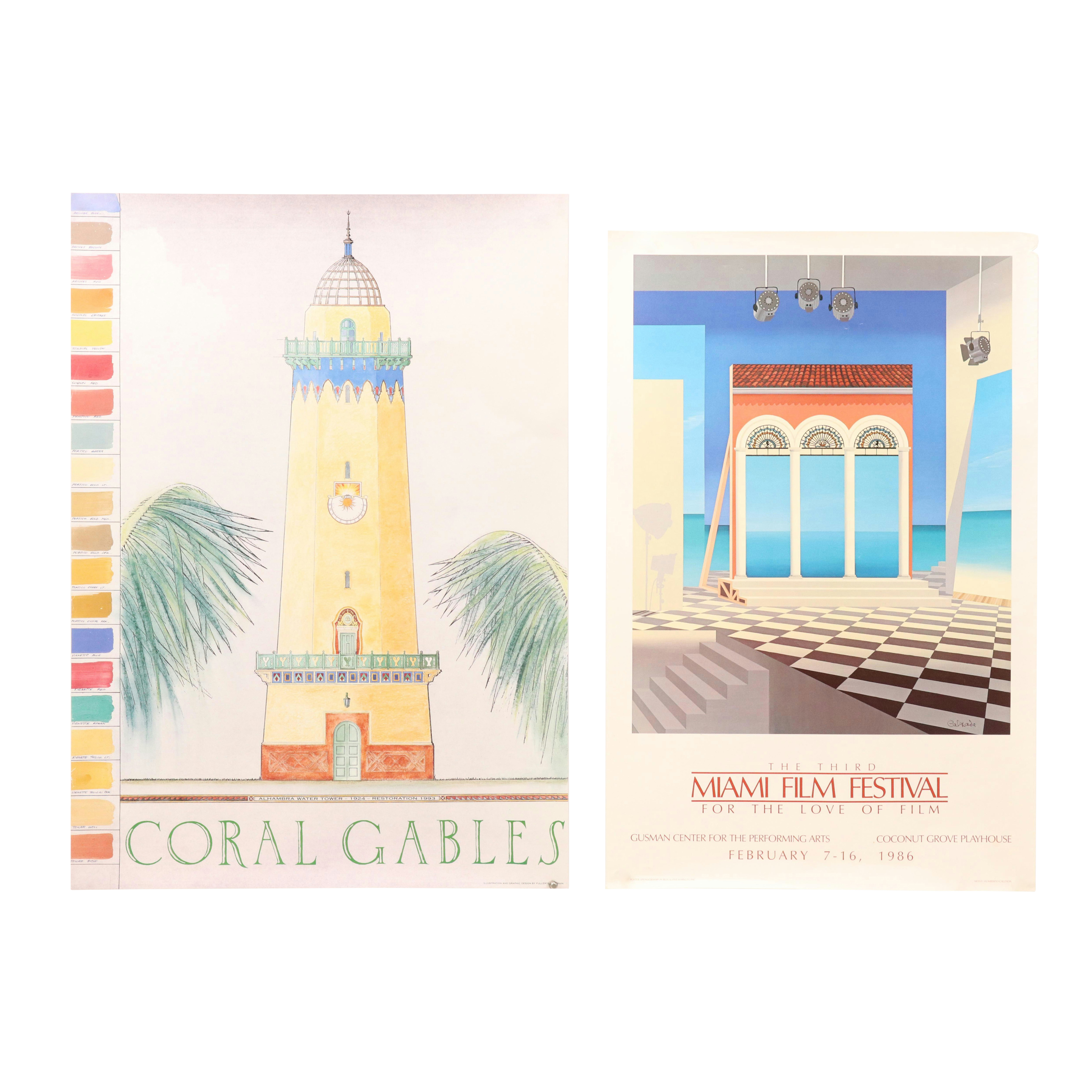 After H. Calzada Miami Film Festival and Offset Lithograph Other Poster