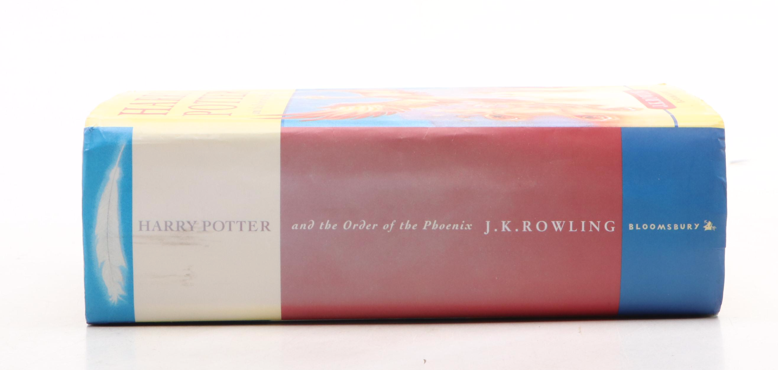 First UK Edition "Harry Potter and the Order of the Phoenix" by J. K. Rowling