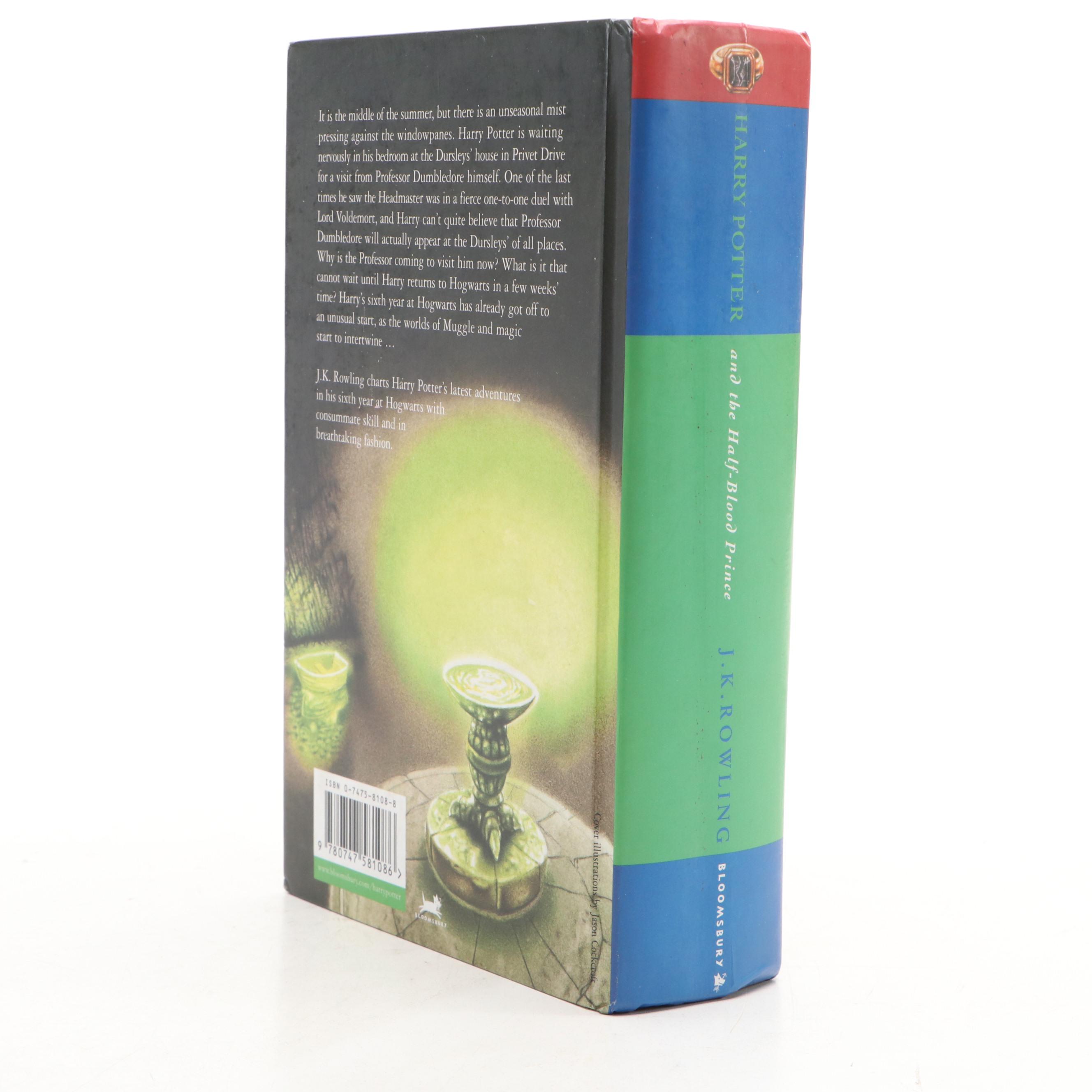 First UK Edition "Harry Potter and the Half-Blood Prince" by J. K. Rowling