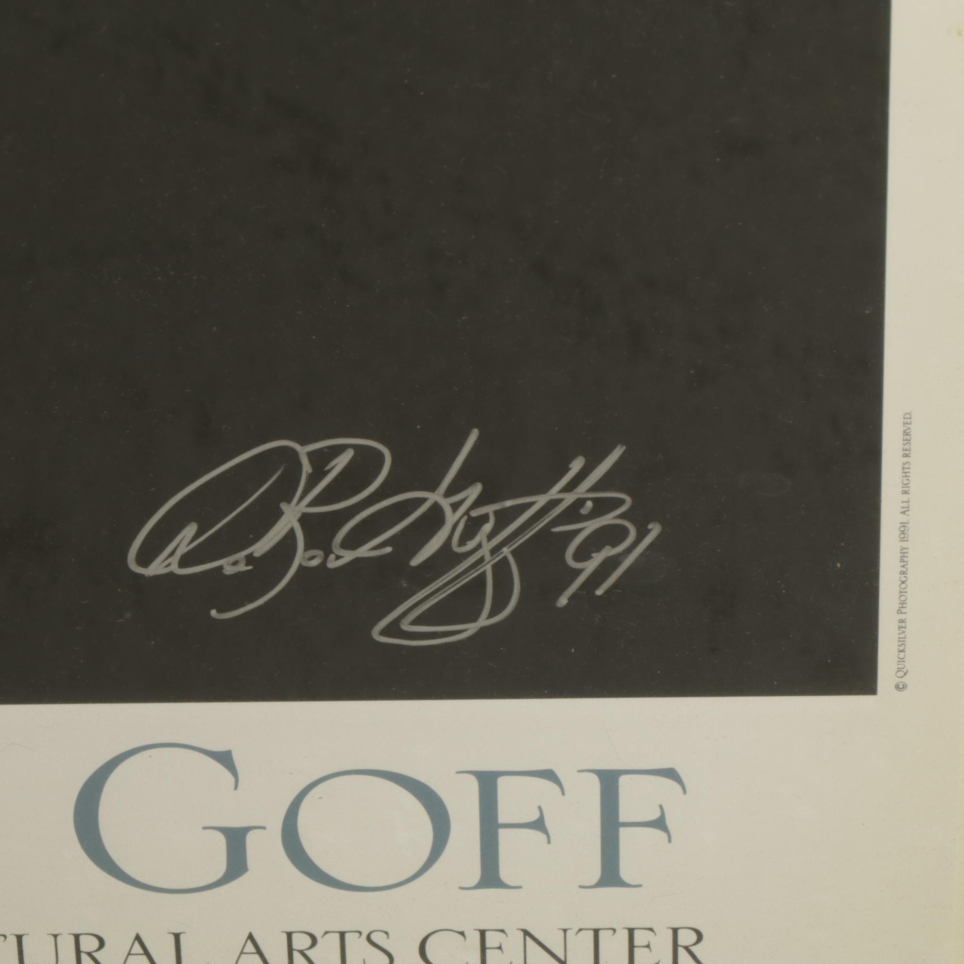 The Columbus Cultural Arts Center D.R. Goff Exhibition Poster, 1991