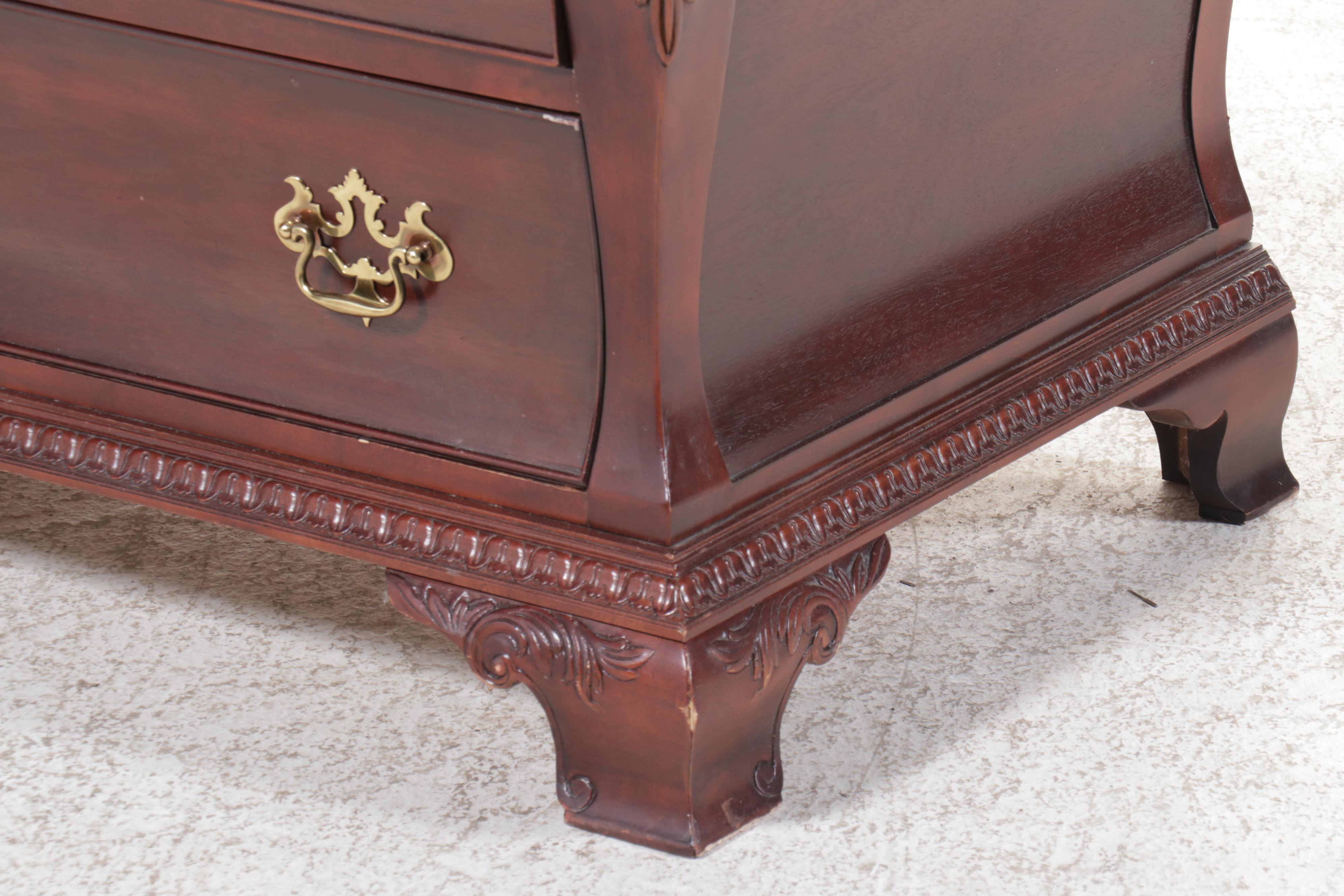 Century Chippendale Style Mahogany Armoire