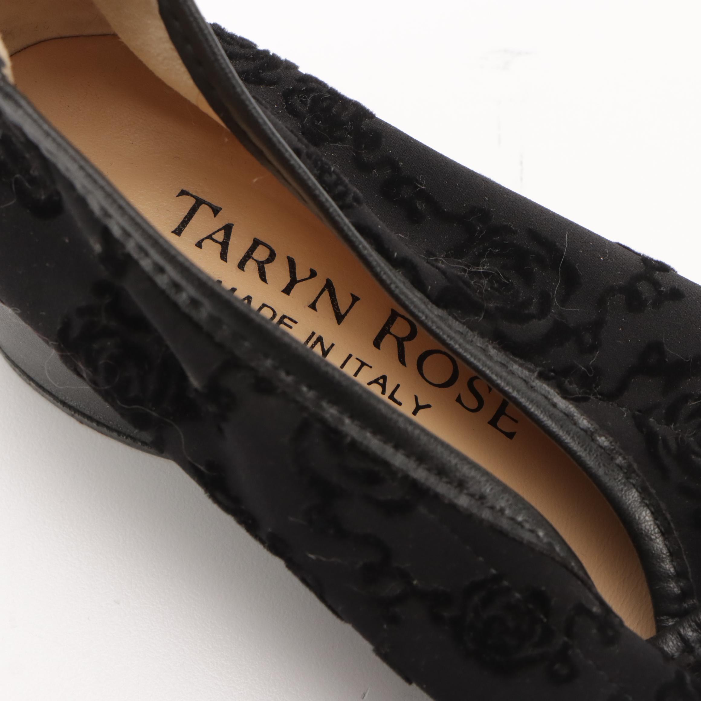 Christian Lacroix Top-Stitched Leather Loafer Pumps, Taryn Rose Slip-On Shoes