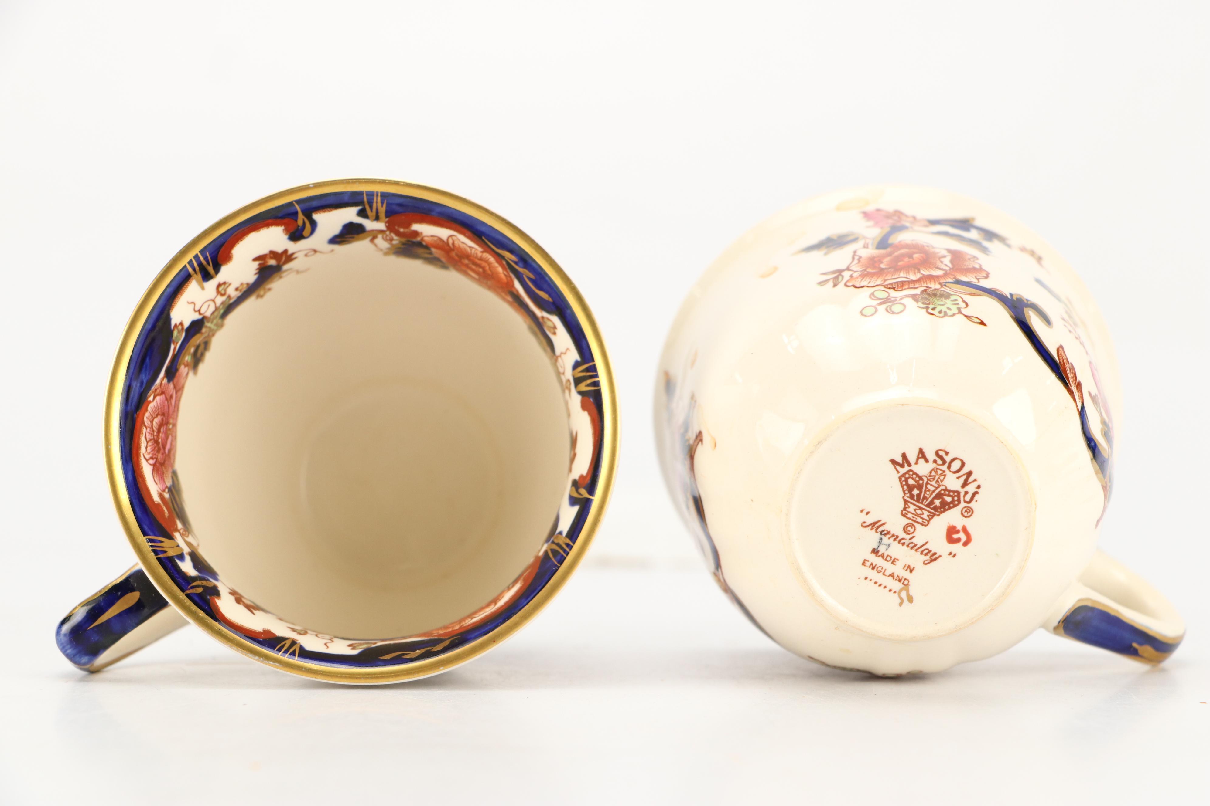 Mason's "Mandalay" English Imari Ceramic Dinnerware, 20th Century