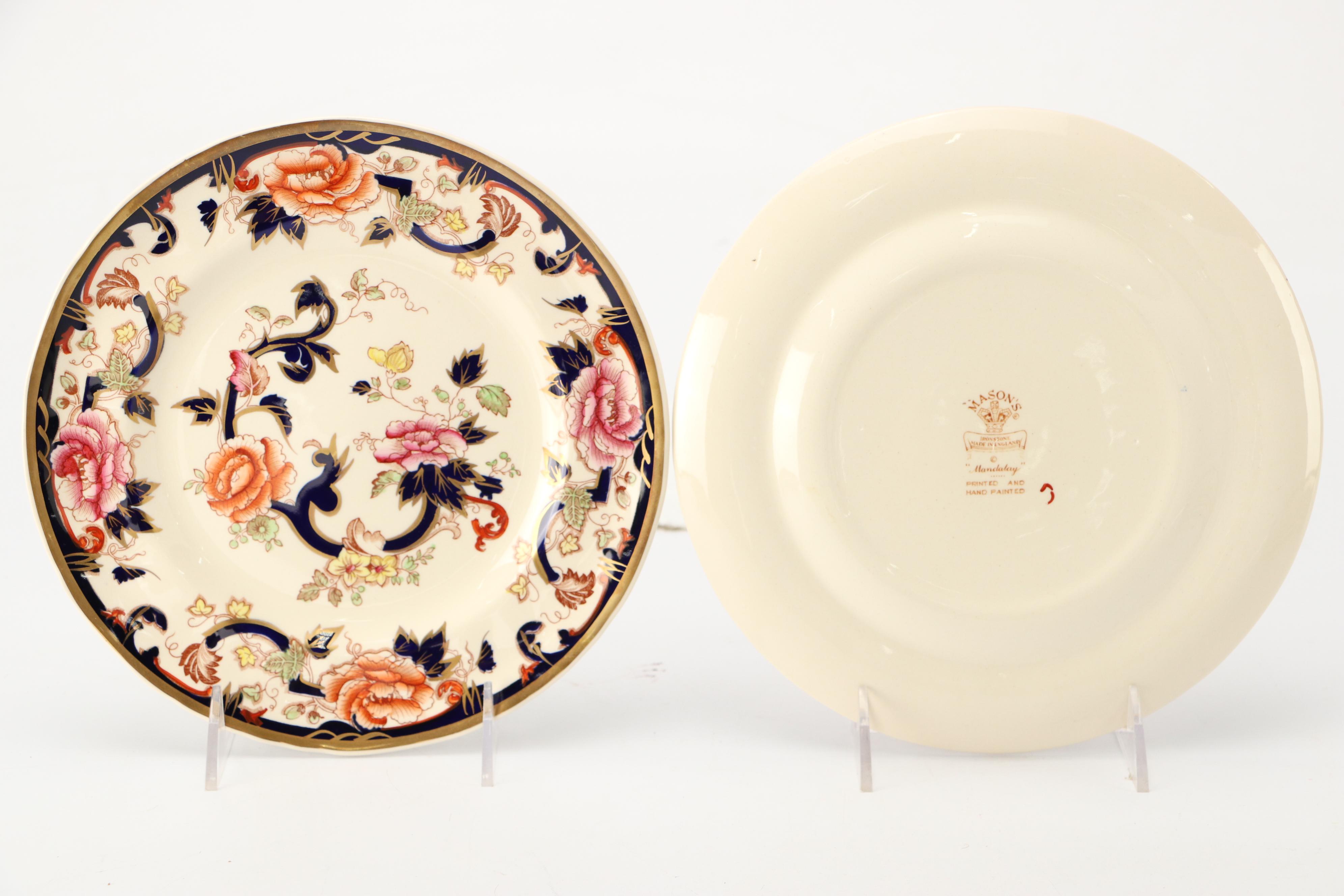 Mason's "Mandalay" English Imari Ceramic Dinnerware, 20th Century