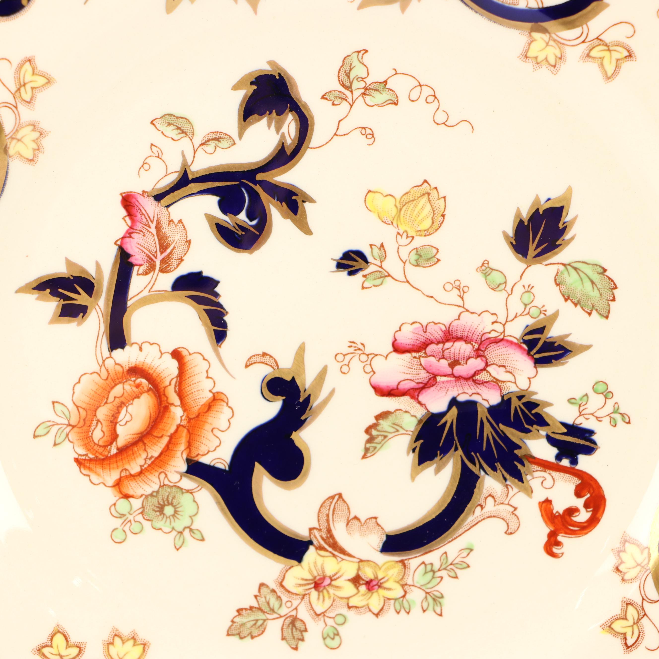 Mason's "Mandalay" English Imari Ceramic Dinnerware, 20th Century