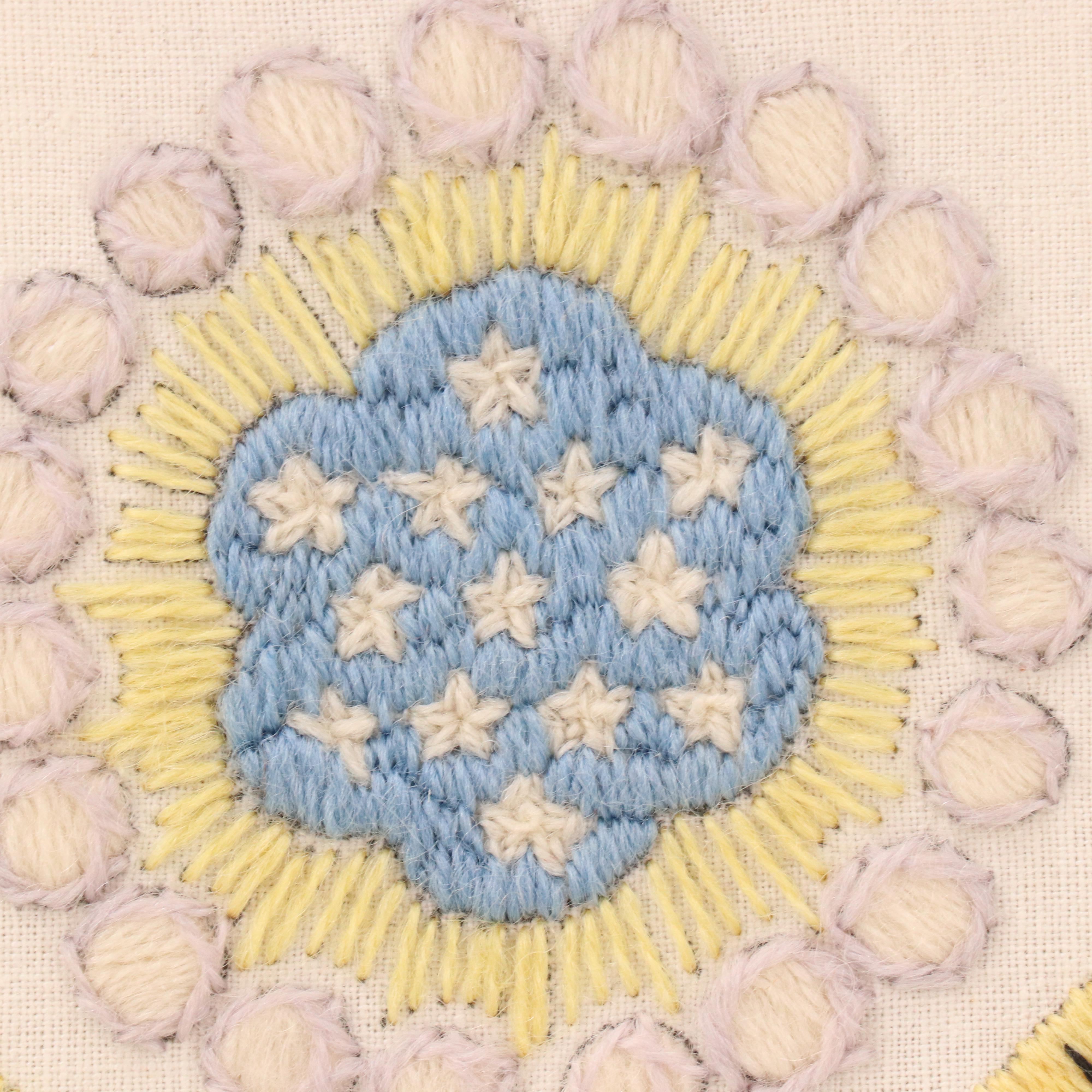 Handmade Crewel Embroidery Great Seal of The United States