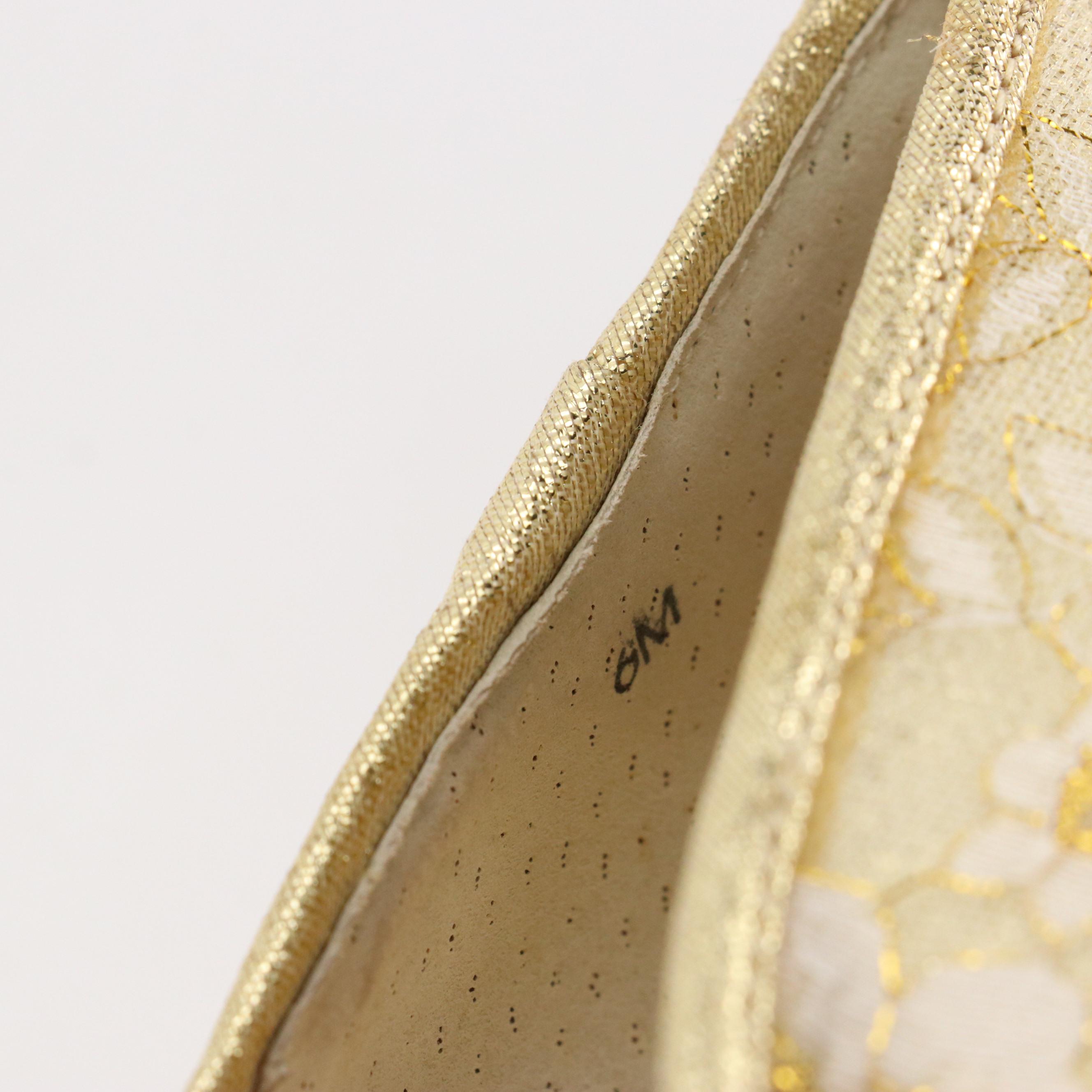 Jacques Levine Floral Lace Pumps and Willy Von Rooy Brocade and Suede Lace-Ups