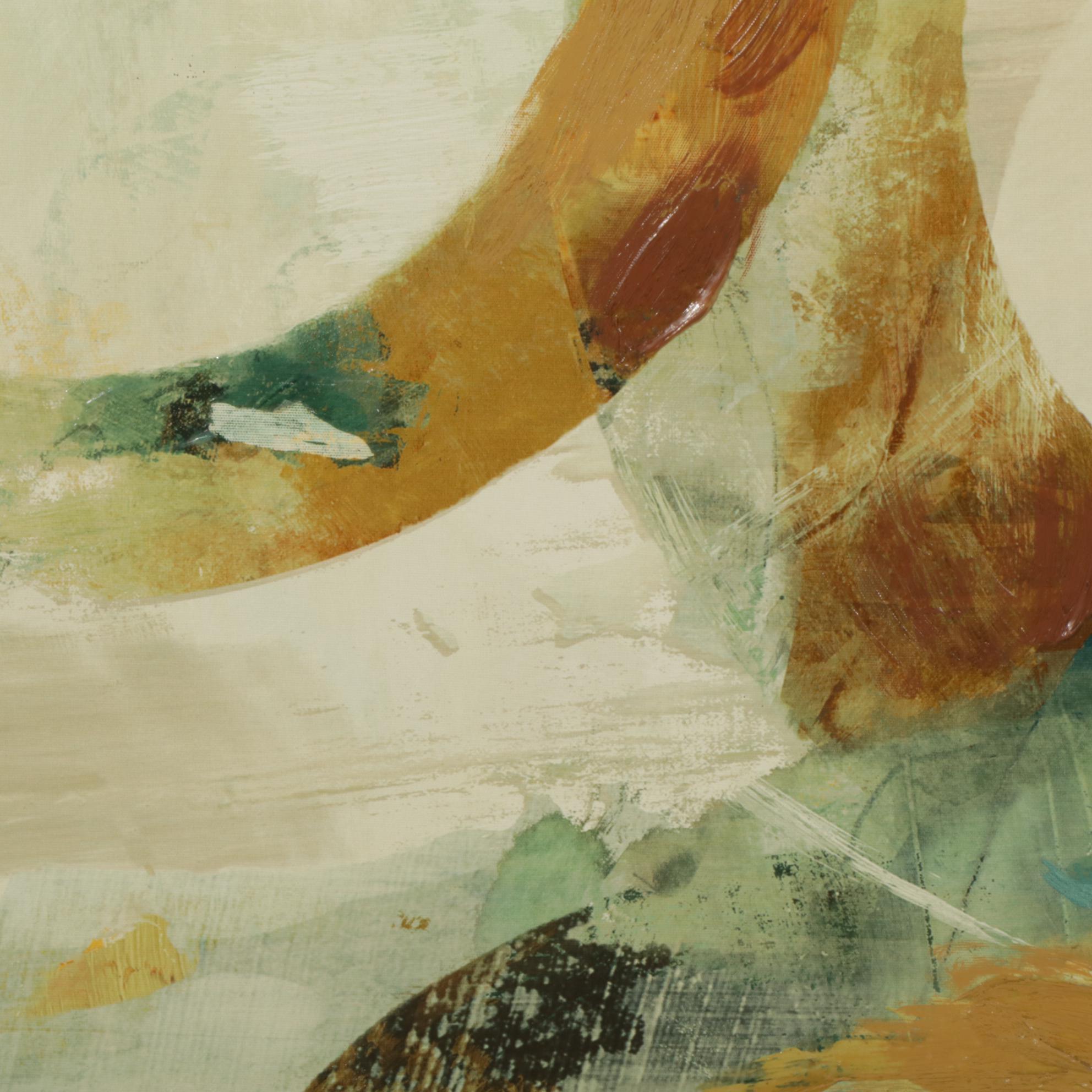 Tom Reeves "Alecto" Triptych Offset Lithographs on Canvas, Early 21st Century