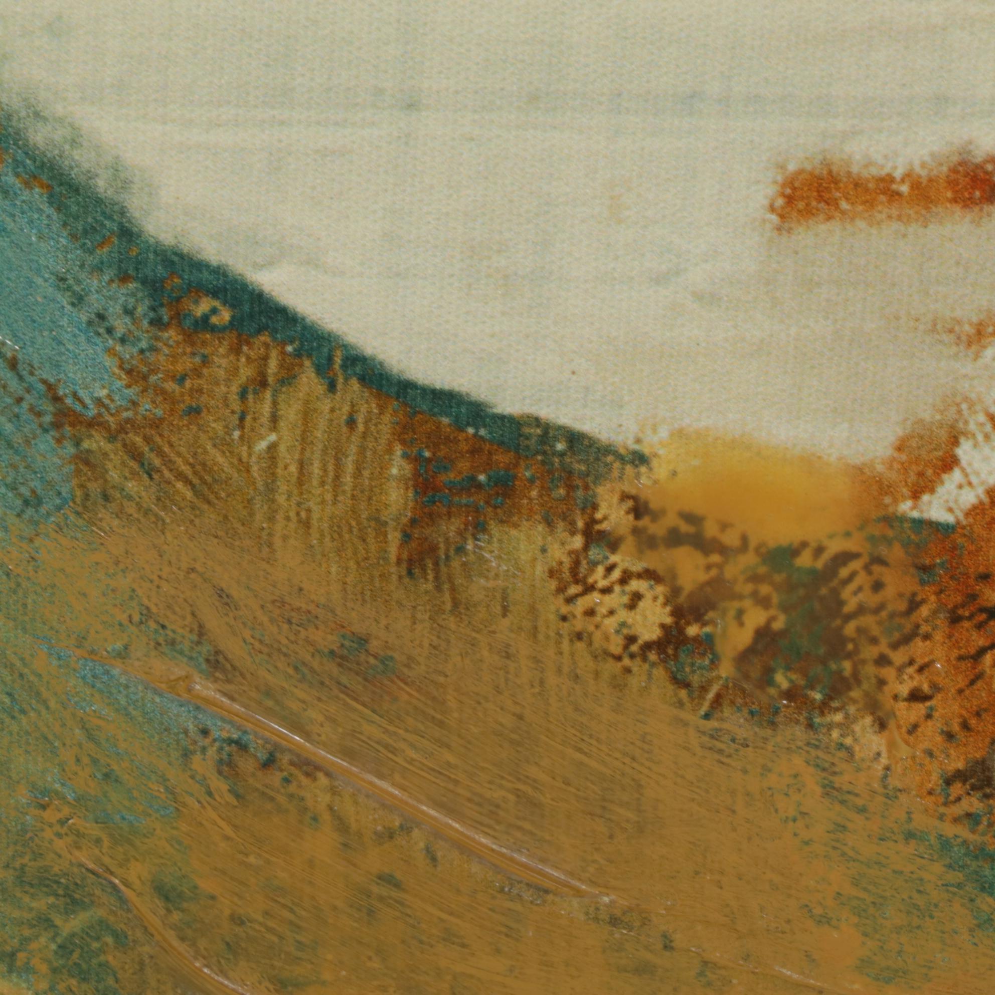 Tom Reeves "Alecto" Triptych Offset Lithographs on Canvas, Early 21st Century