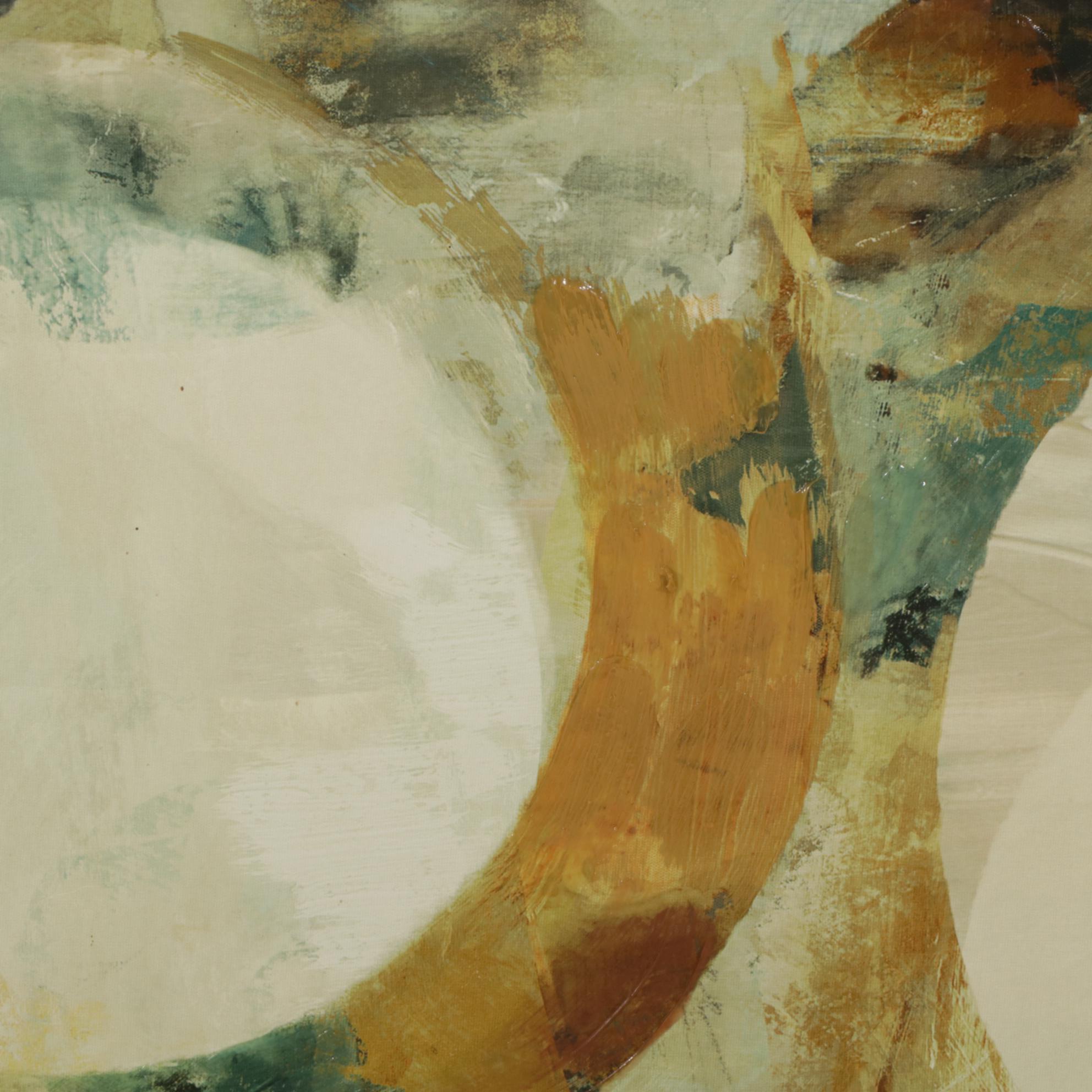 Tom Reeves "Alecto" Triptych Offset Lithographs on Canvas, Early 21st Century