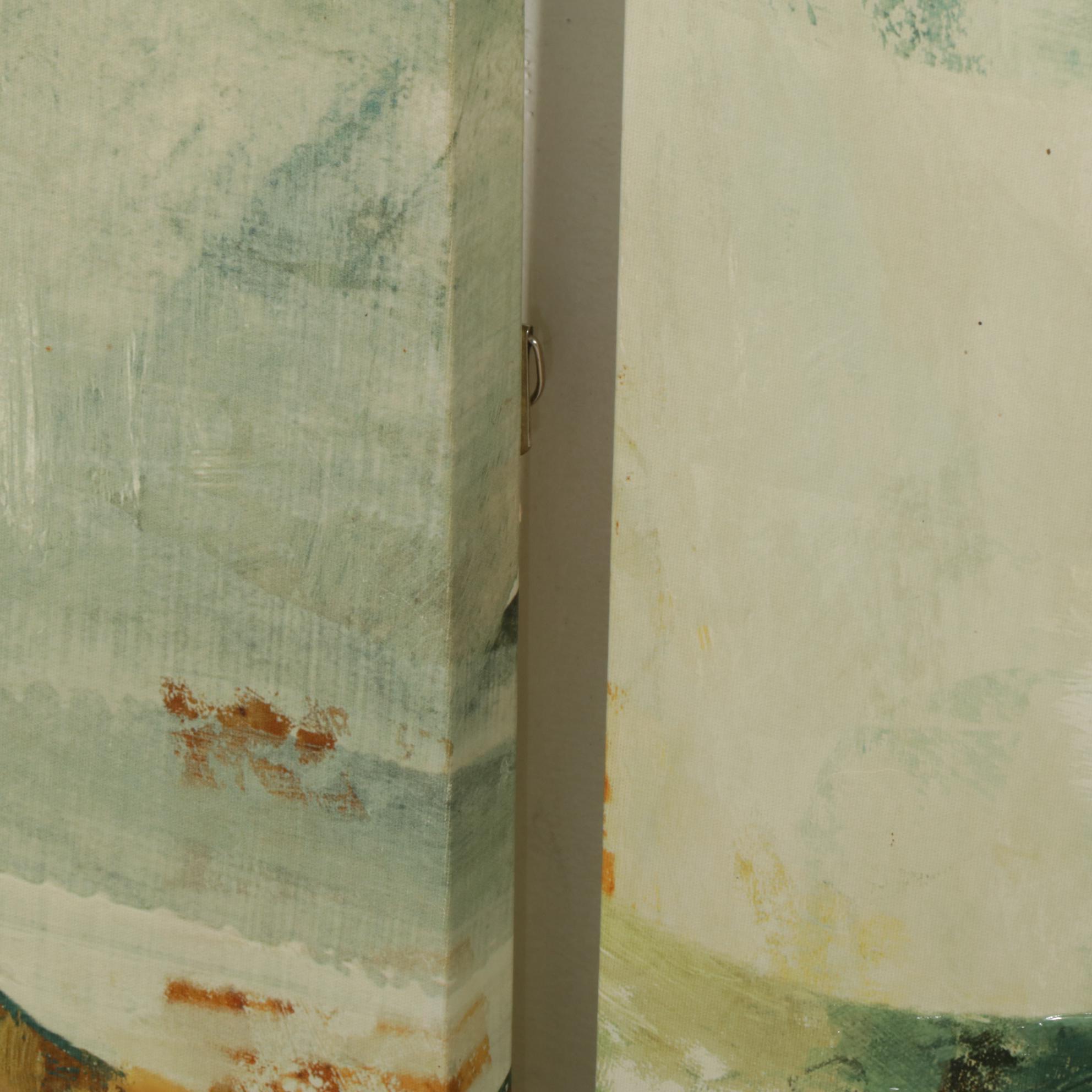 Tom Reeves "Alecto" Triptych Offset Lithographs on Canvas, Early 21st Century