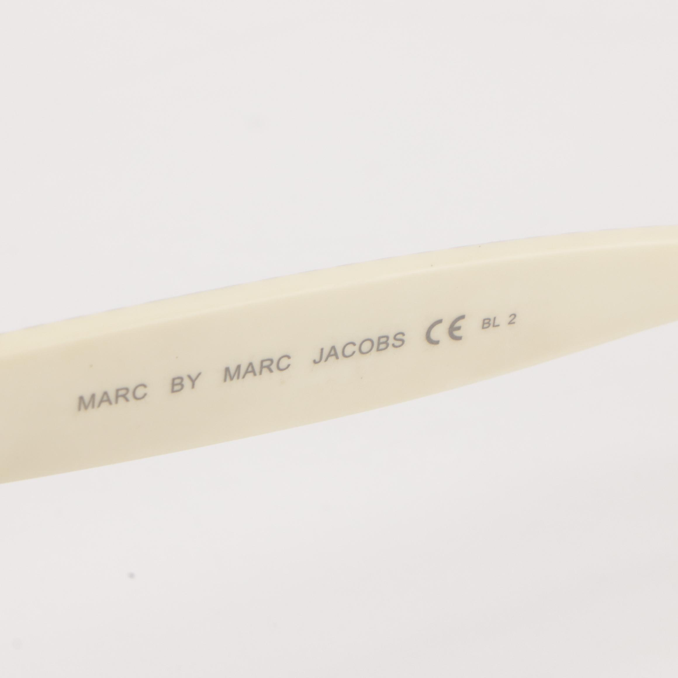 Marc by Marc Jacobs MMJ 359/S 45AEU Aqua Blue Oversized Round Sunglasses