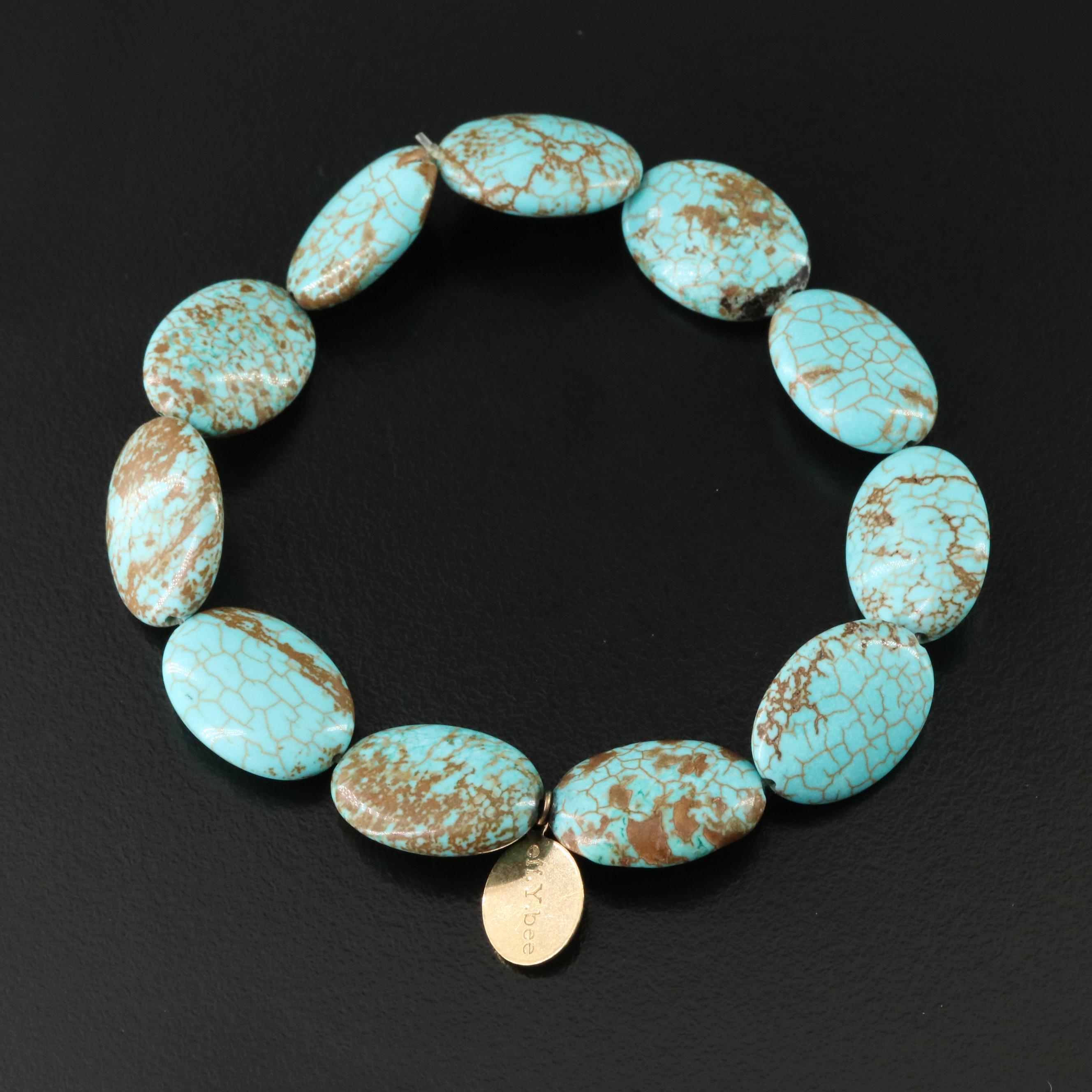 eff. Y. bee Magnesite Bracelet