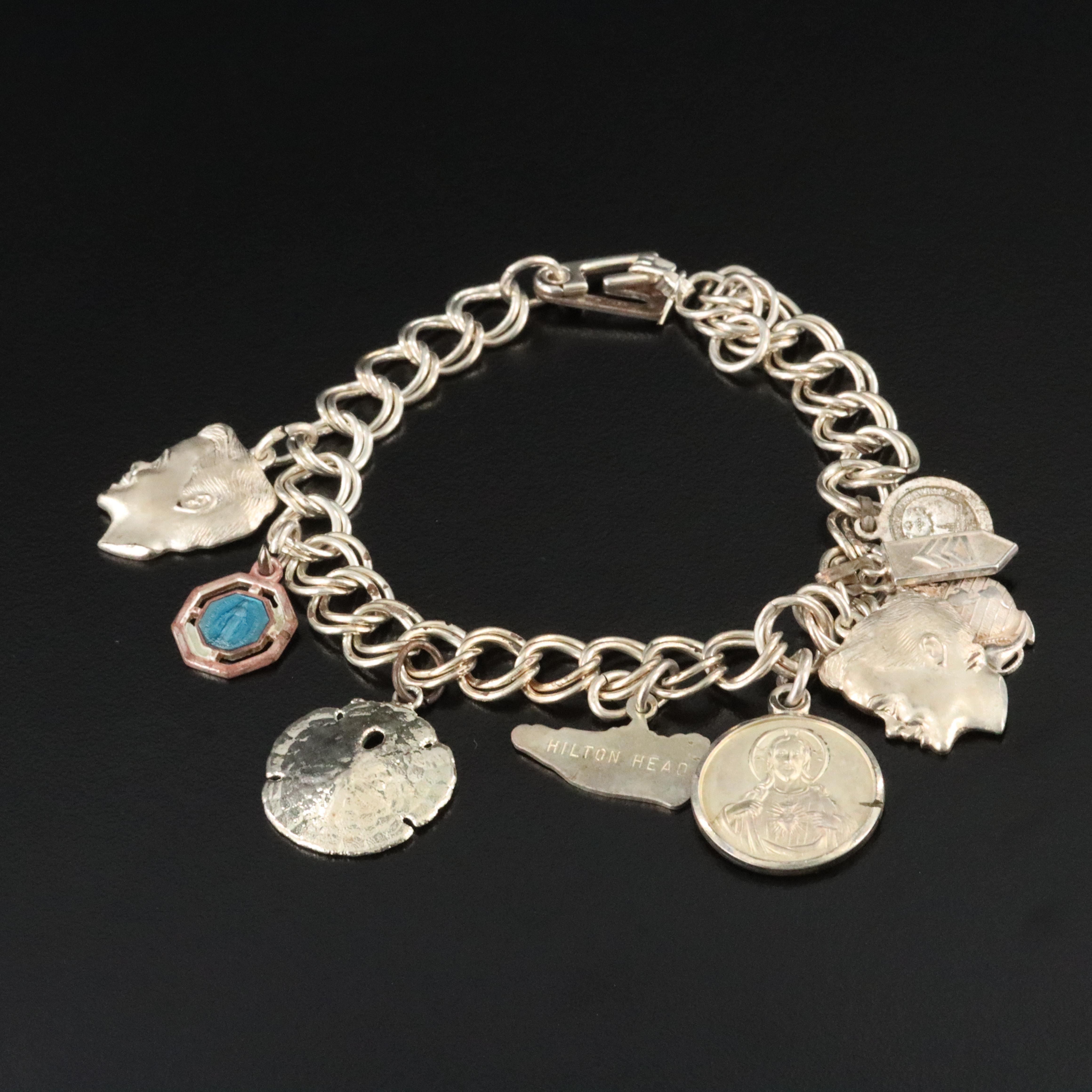 Vintage Gold-Filled Charm Bracelet