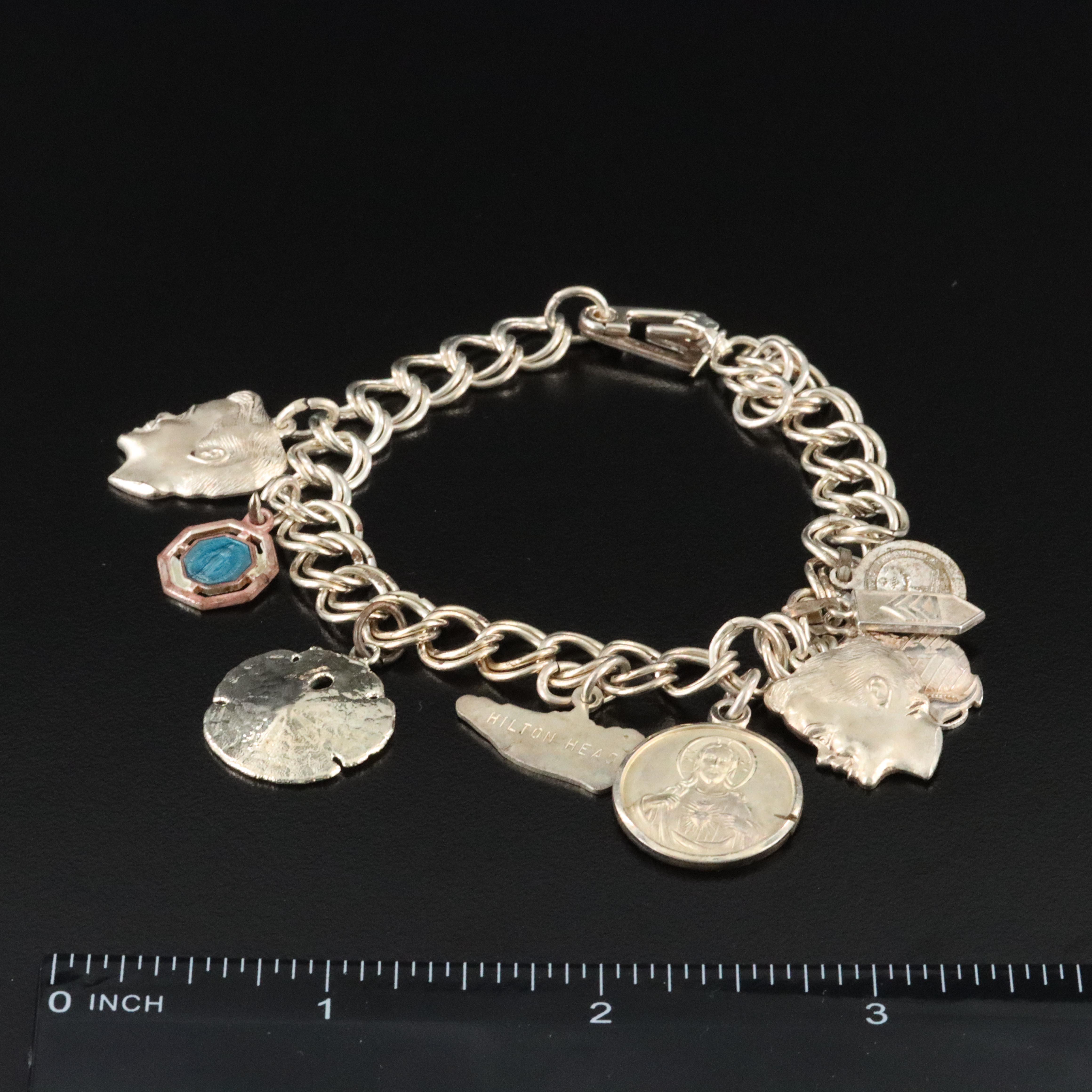 Vintage Gold-Filled Charm Bracelet
