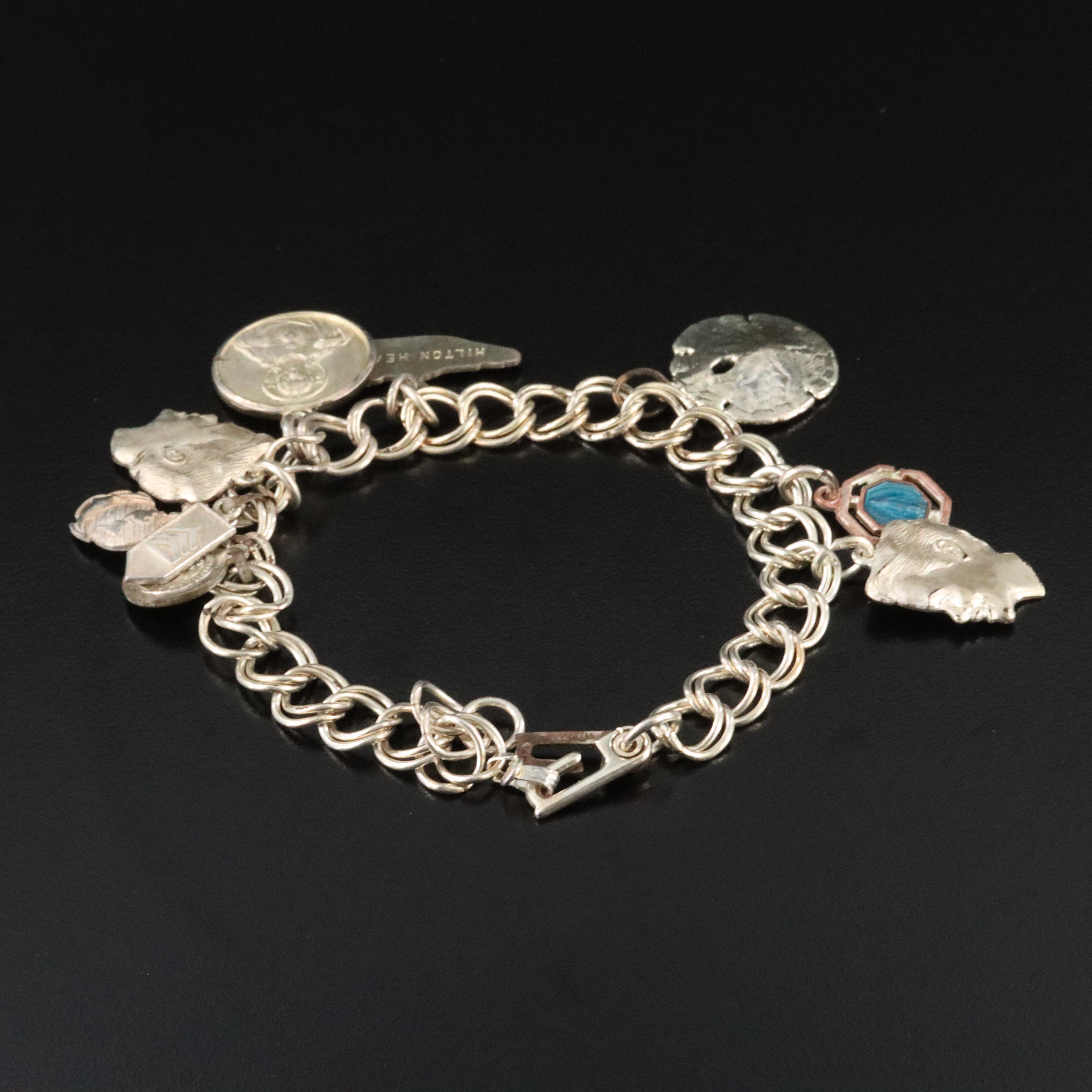 Vintage Gold-Filled Charm Bracelet