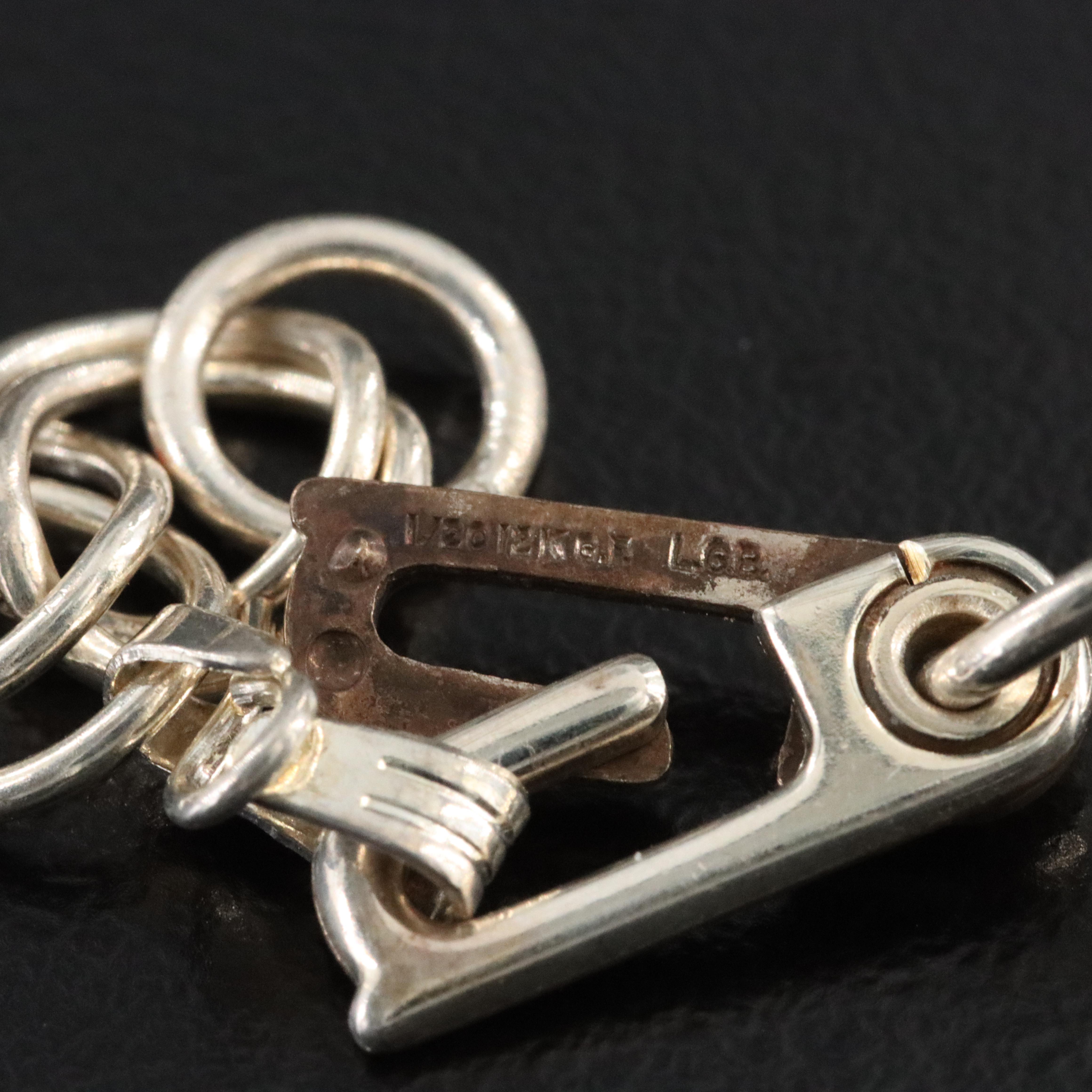 Vintage Gold-Filled Charm Bracelet