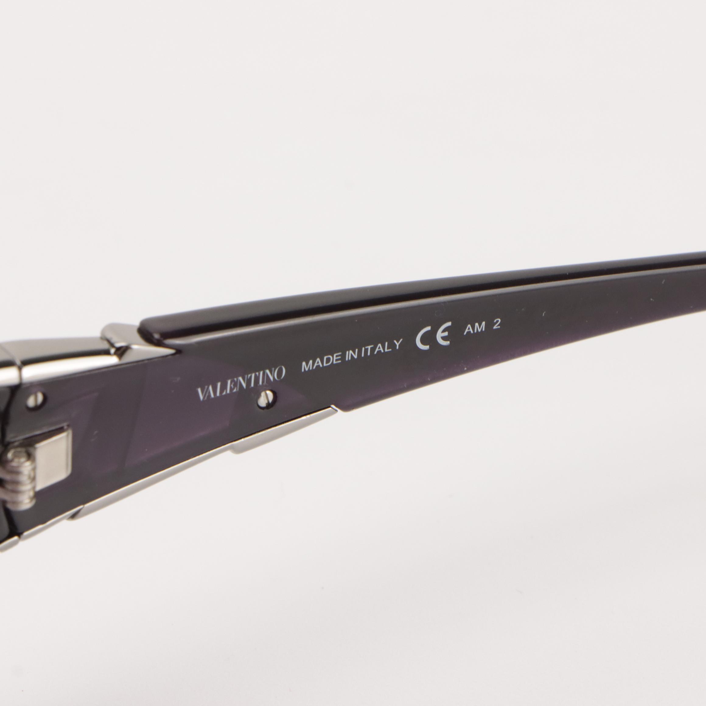 Valentino 5738/S U0Q9C Violet Oversized Square Sunglasses