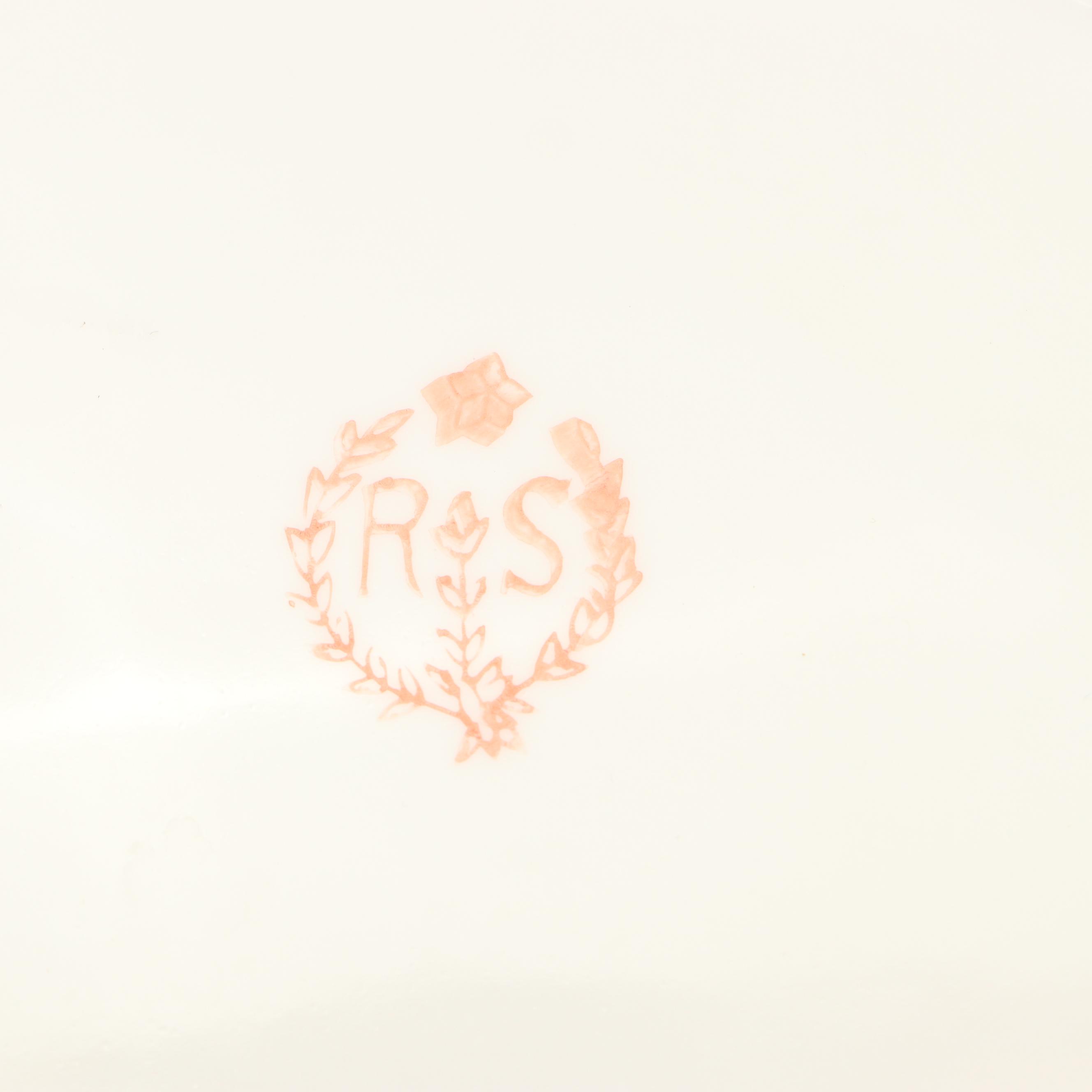 Nippon and Other Porcelain Ewers with Other Porcelain Table Accessories