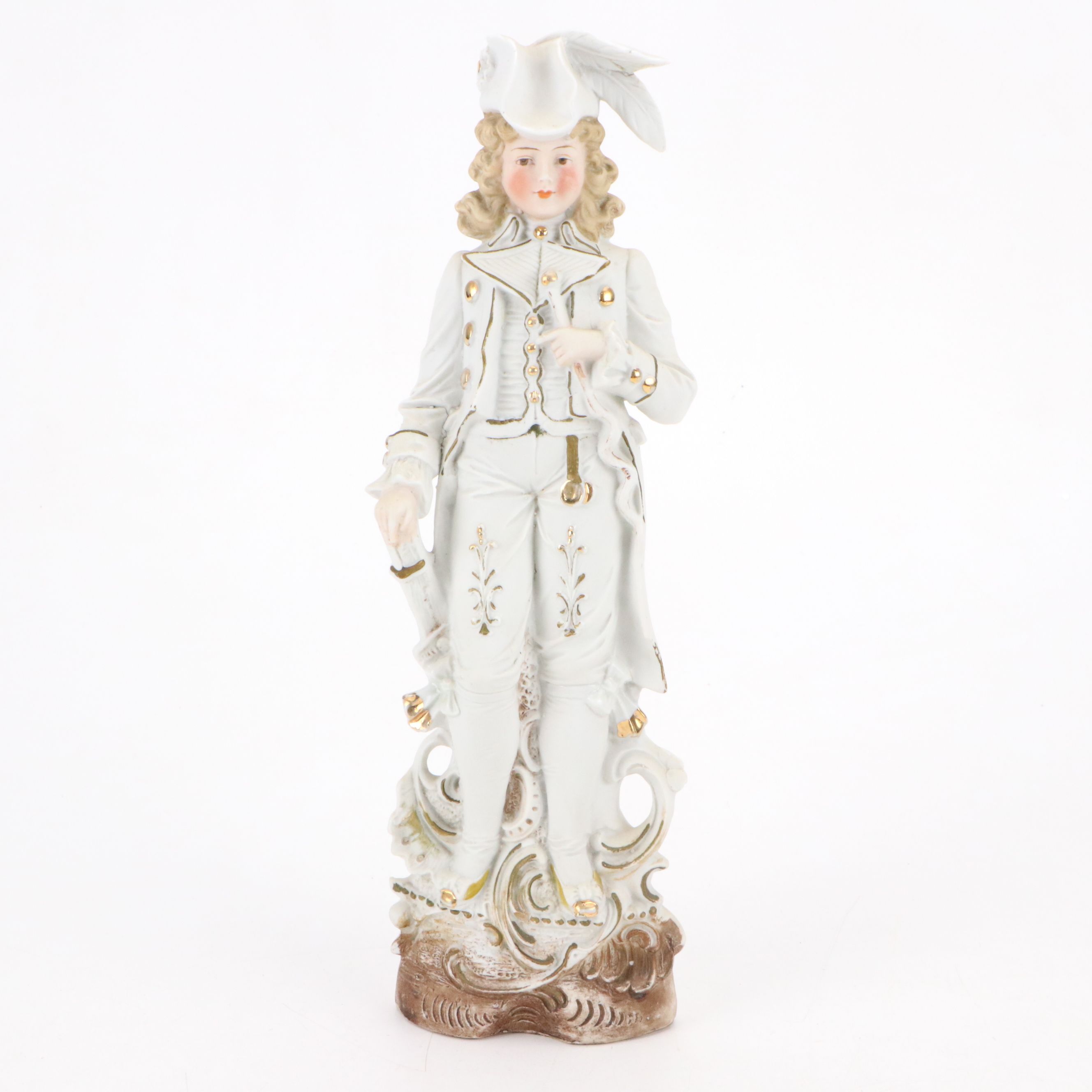 Pair of Victorian Gebruder Heubach with Other Japanese Figural Pairs