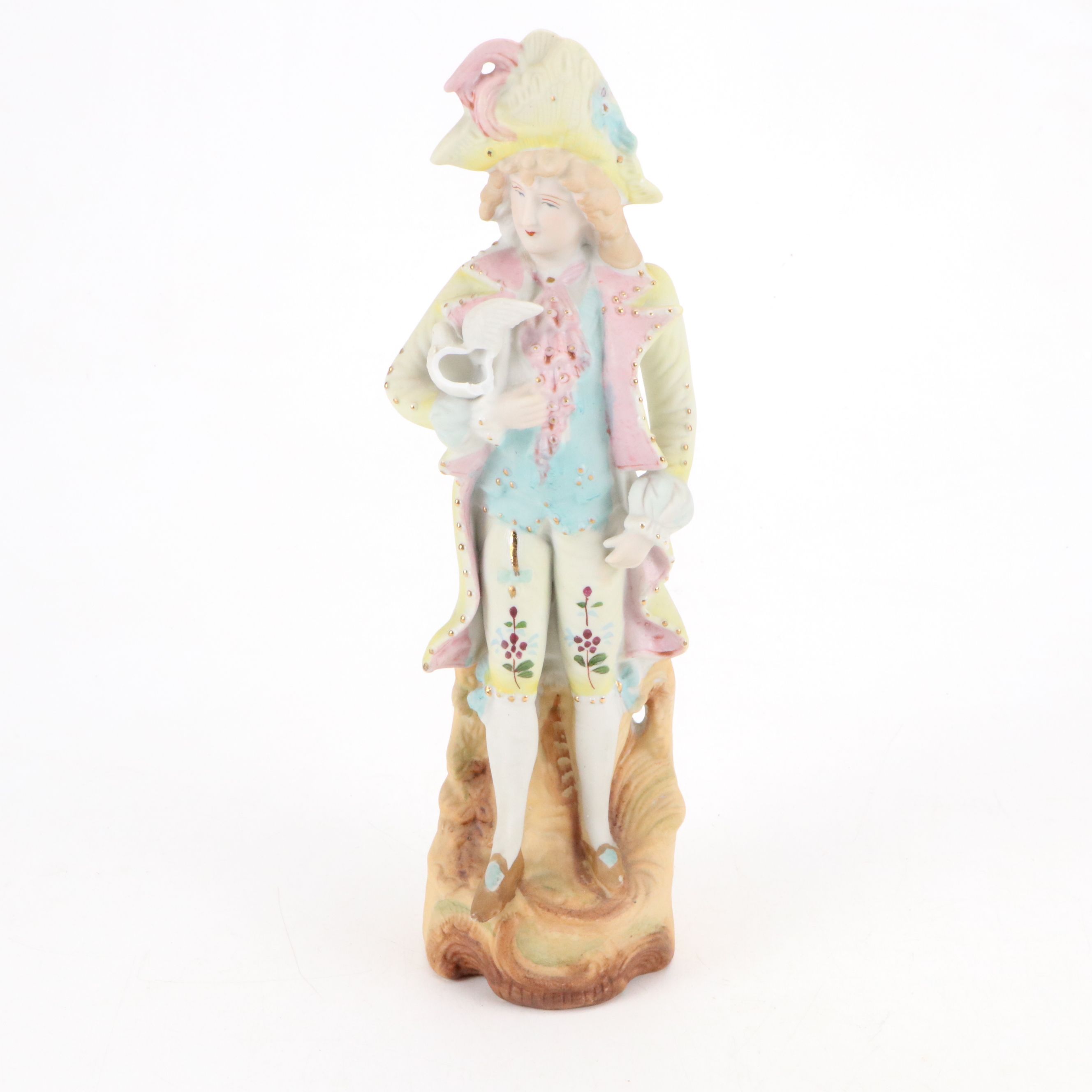 Pair of Victorian Gebruder Heubach with Other Japanese Figural Pairs