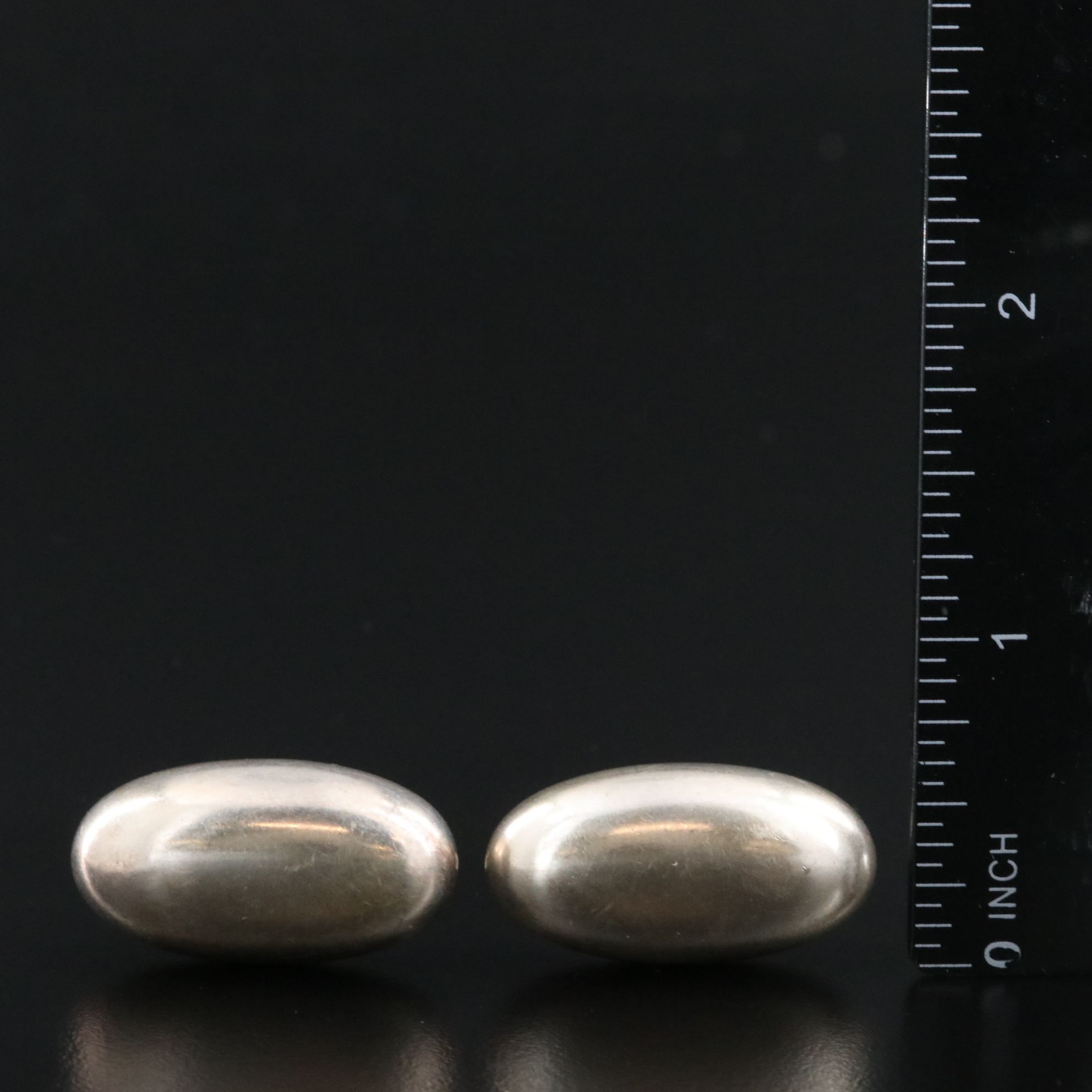 Viviana Torun Bülow-Hübe for Georg Jensen Modernist Sterling Cufflinks