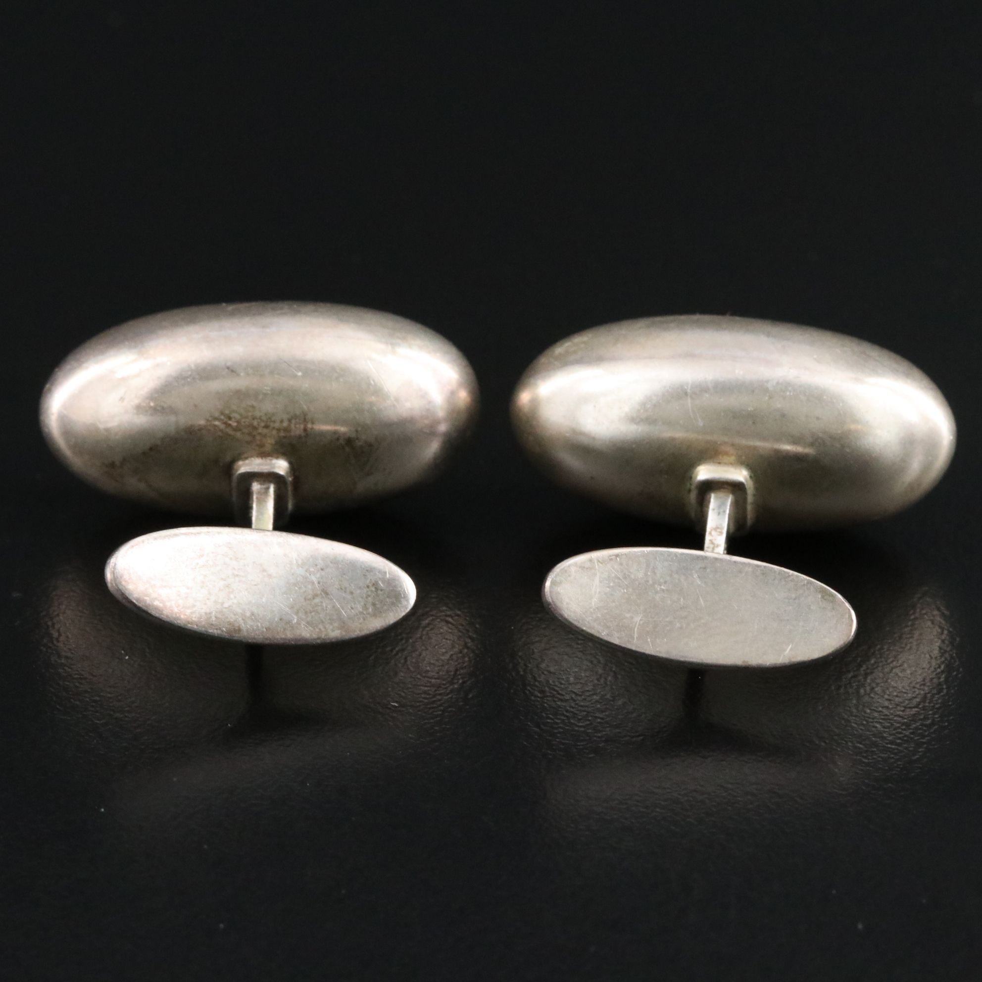 Viviana Torun Bülow-Hübe for Georg Jensen Modernist Sterling Cufflinks